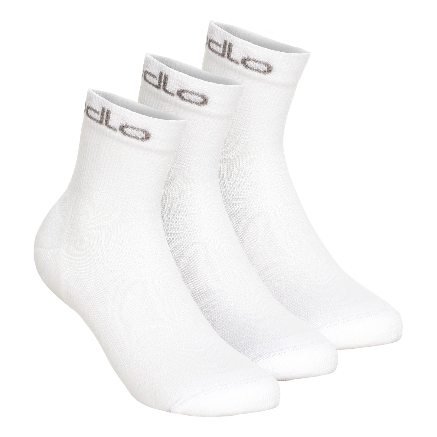 Odlo Quarter Active Sports socks 3 Pack Unisex - white,