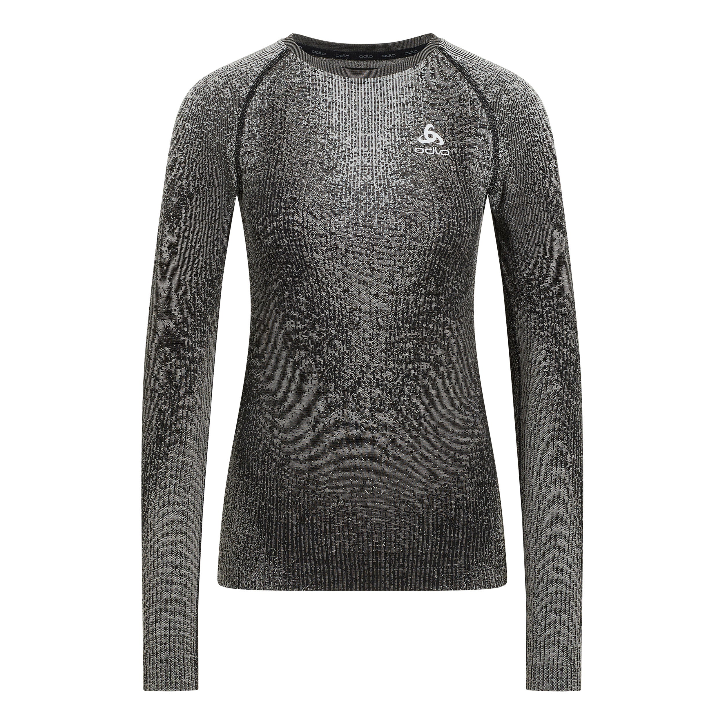 Odlo Blackcomb Eco Big Logo Top Crew Neck Vest Women-Black