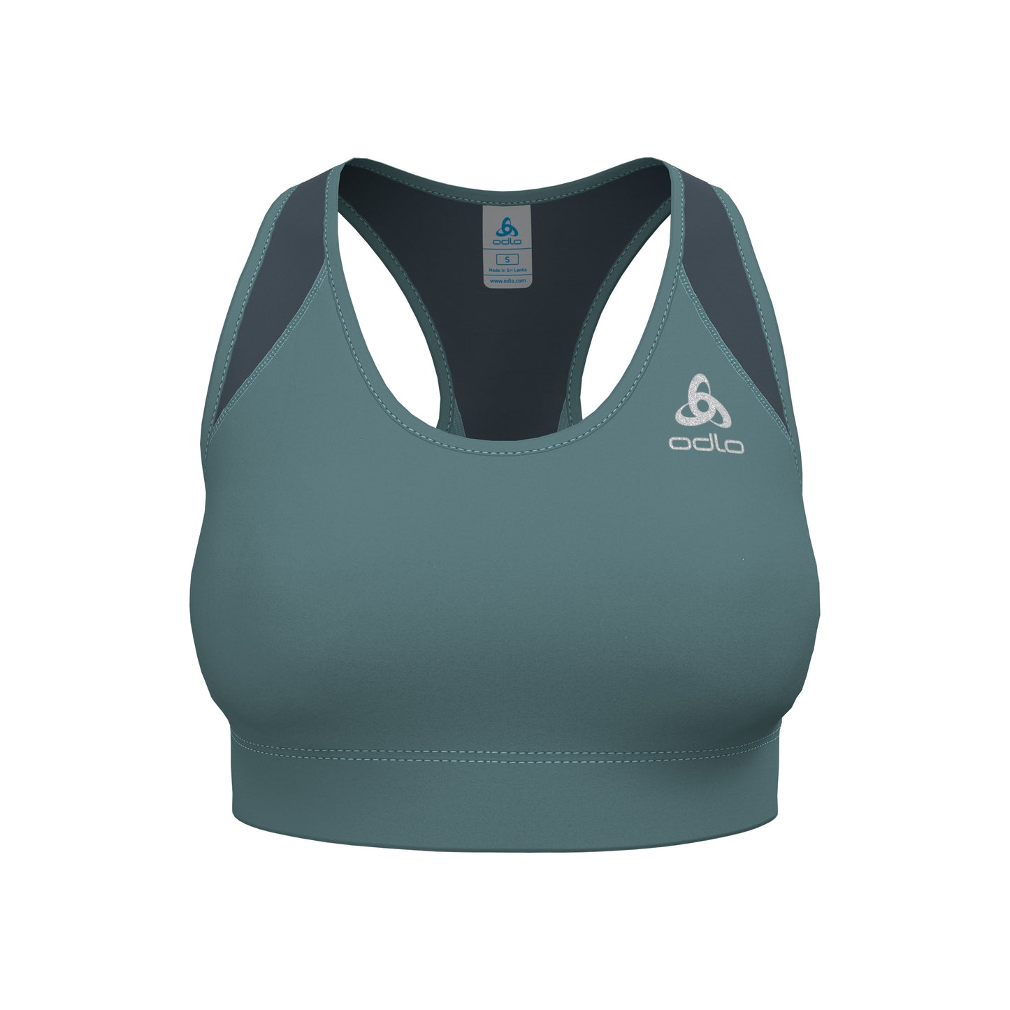 Odlo Essential Mesh Sport-BH Damen - blaugrau, dunkelgrau