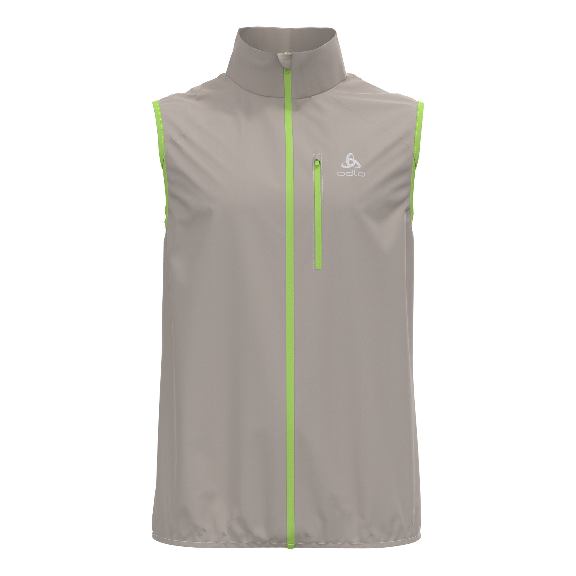 Odlo Zeroweight Running vests Men - silver, light green