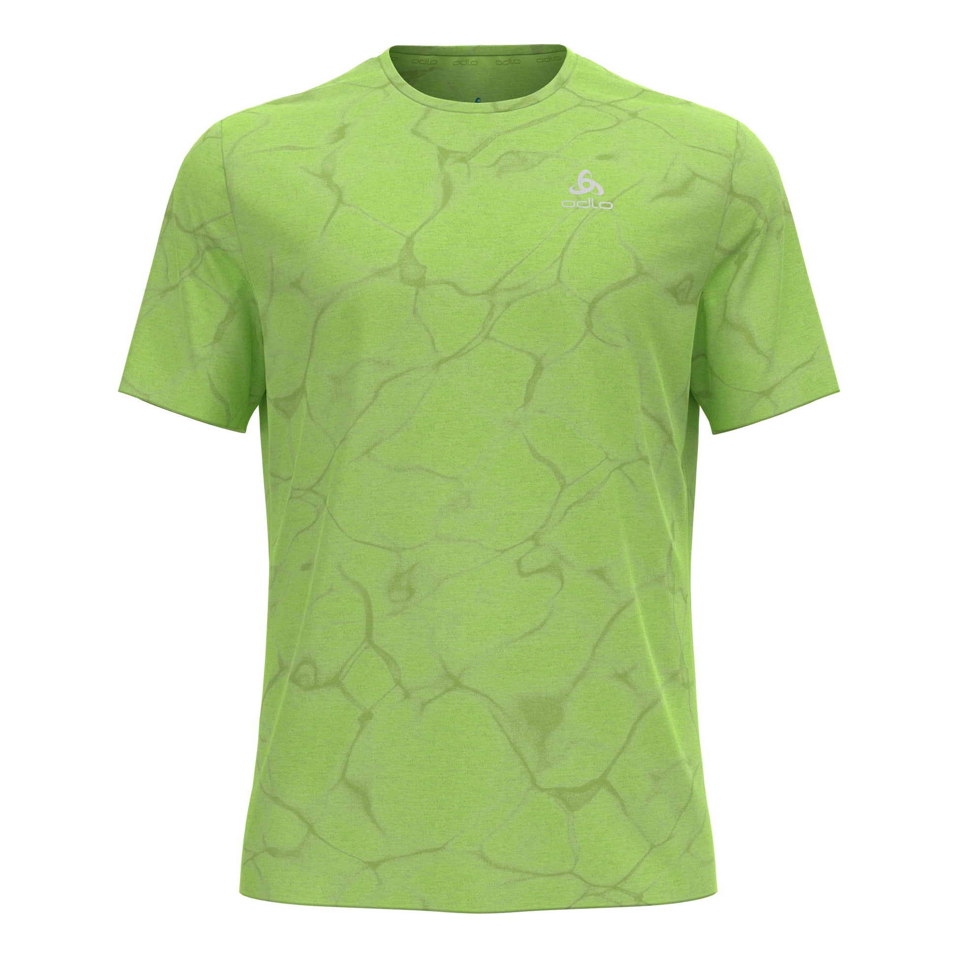 Odlo Zeroweight Engineered Chill-Tec Laufshirt Herren - hellgrün,