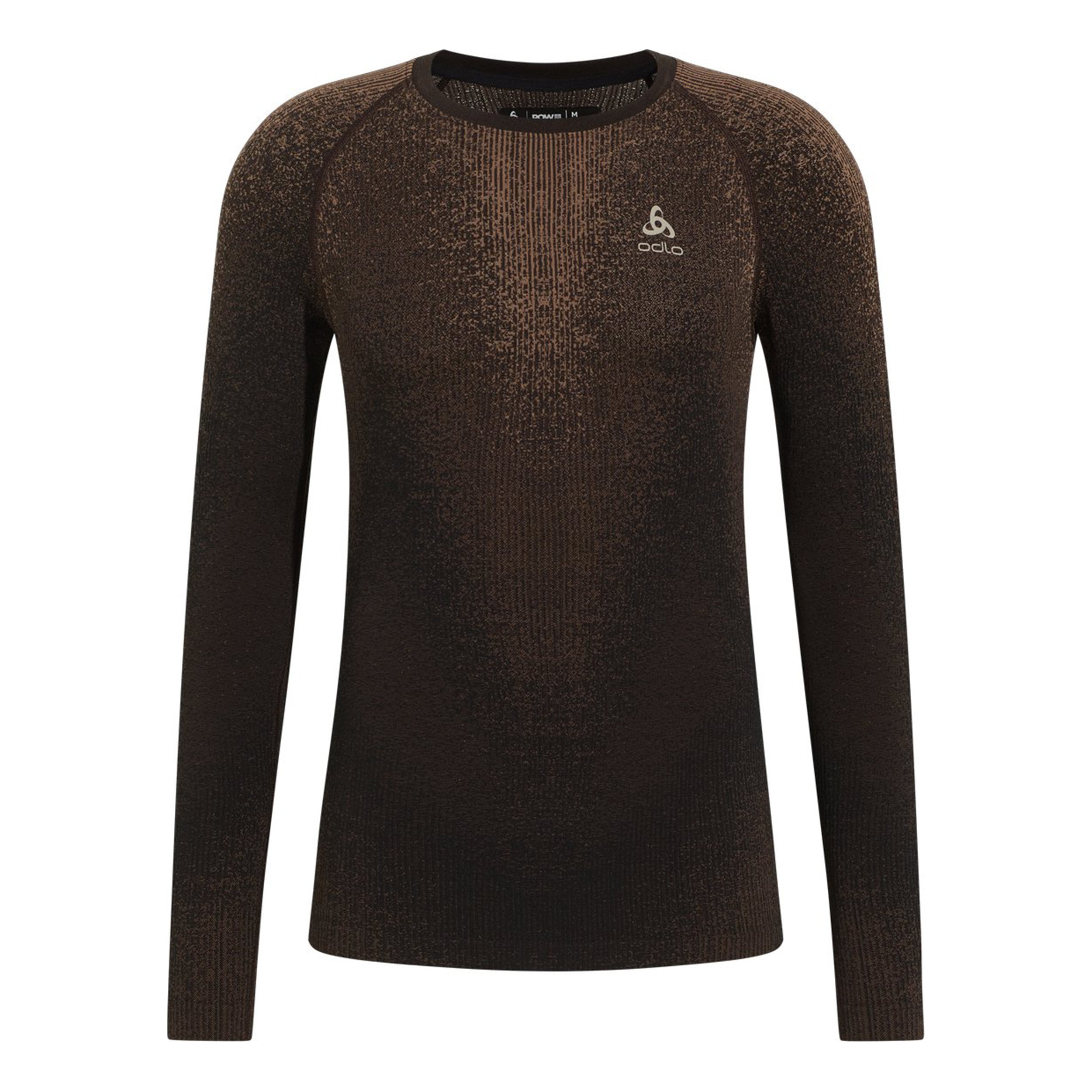 Odlo Performance Warm Blackcomb Crew Neck Vest Men-Brown
