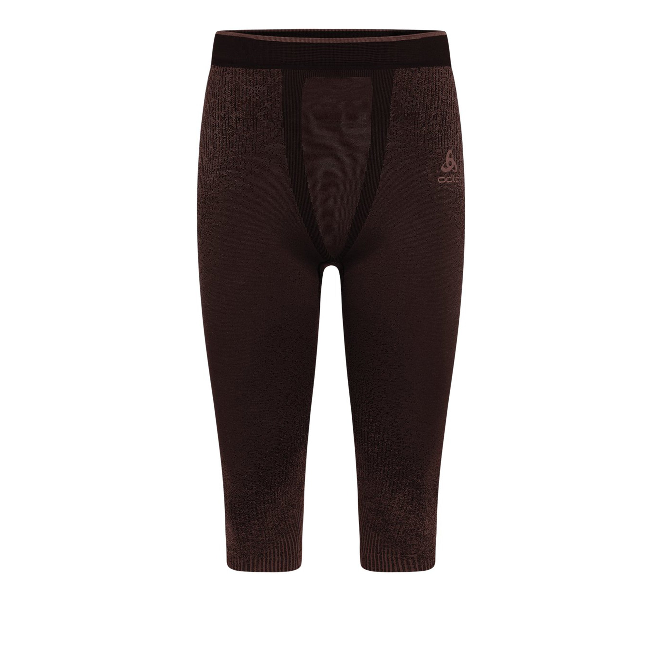 Odlo Performance Warm Blackcomb 3/4 Lauftight Herren-Braun
