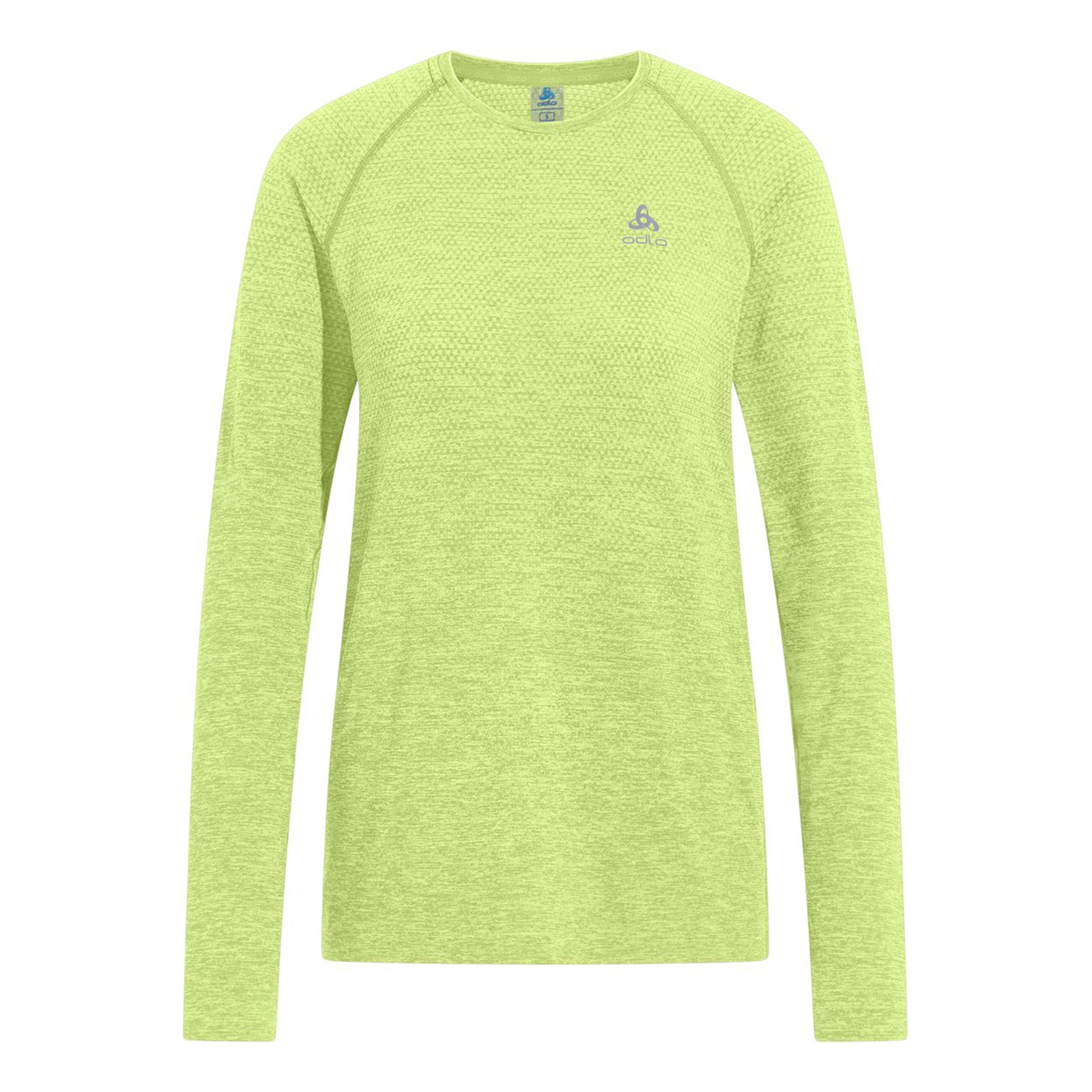 Odlo Essential Seamless Long Sleeve Women-Lime