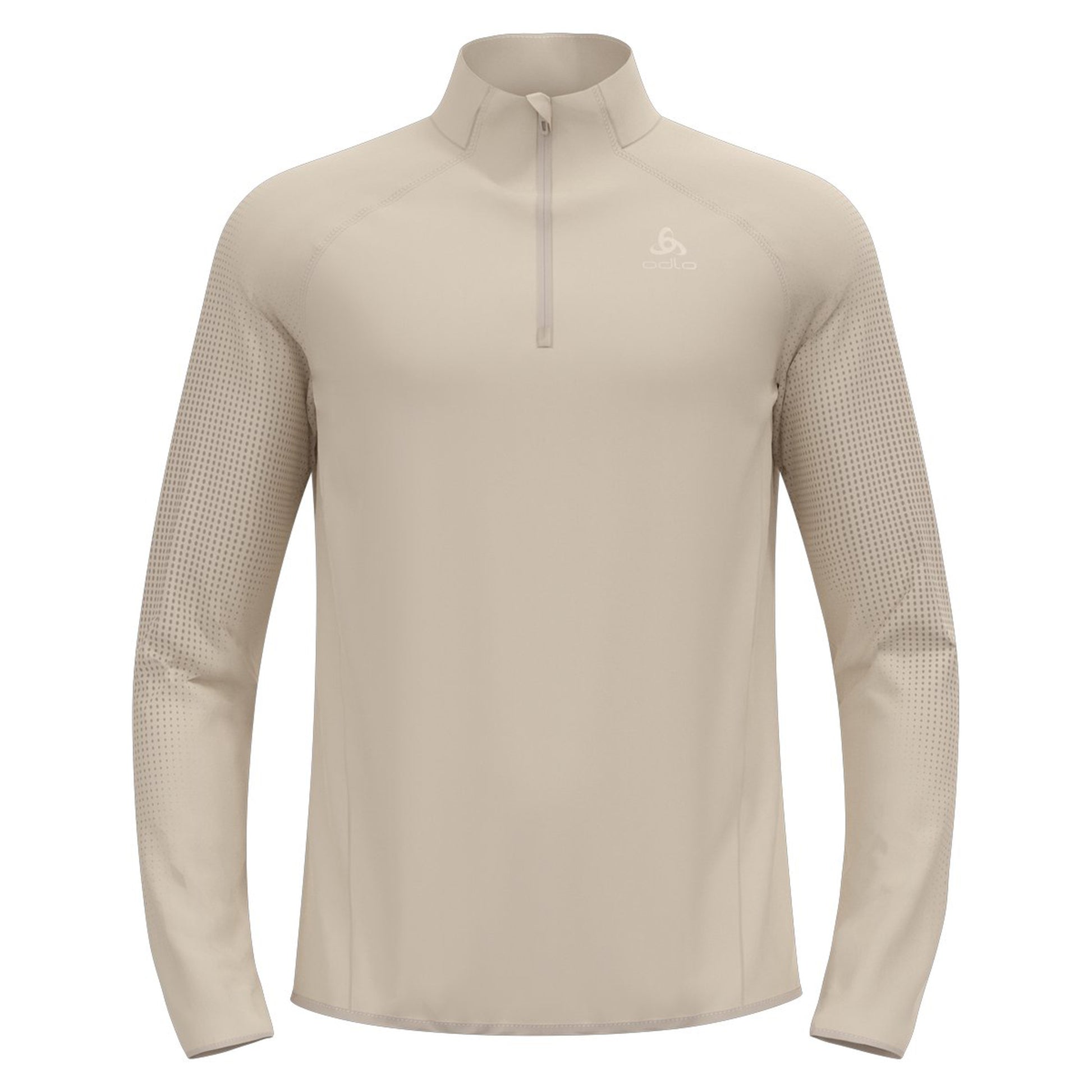 Odlo Zeroweight Warm Mid Layer 1/2 Zip Laufshirt Herren-Silber
