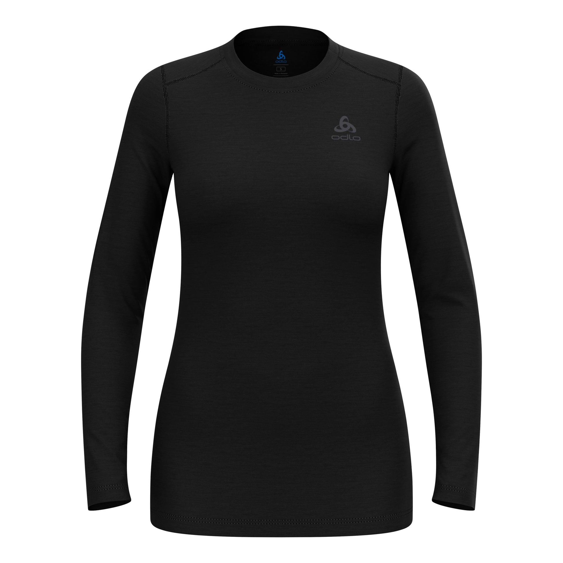 Odlo Merino 160Crew Longsleeve Damen-Schwarz
