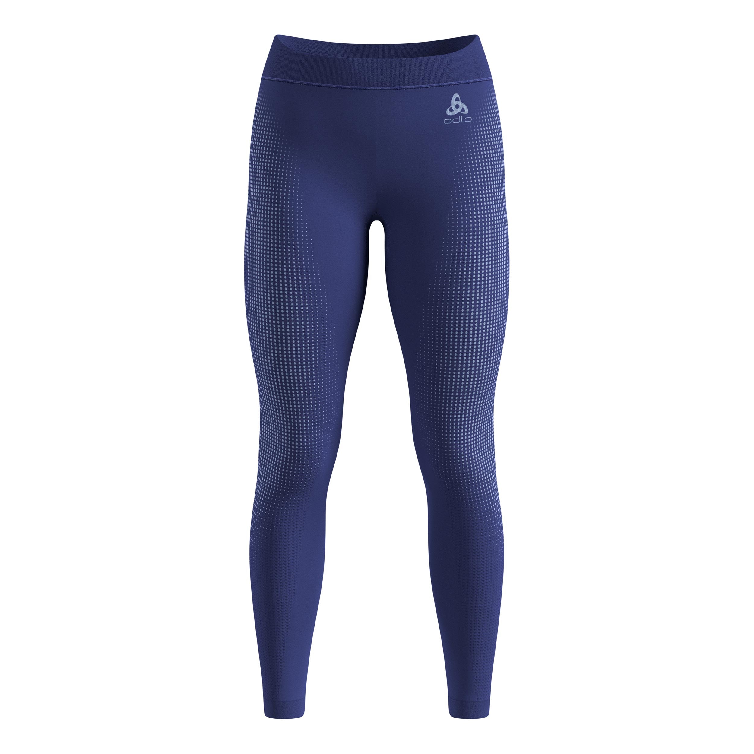 Odlo Performance Warm Eco Big Logo Bottom Long Tight Damen-blau