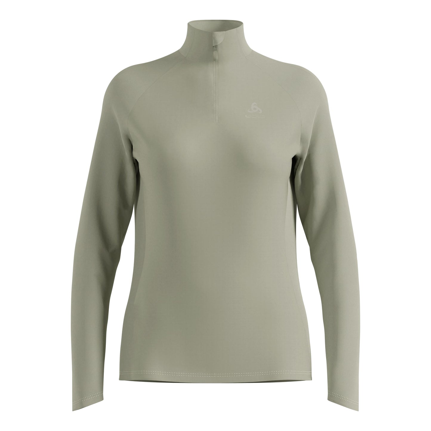 Odlo Essential Ceramiwarm 1/2 Zip Running Shirt Women-Olive