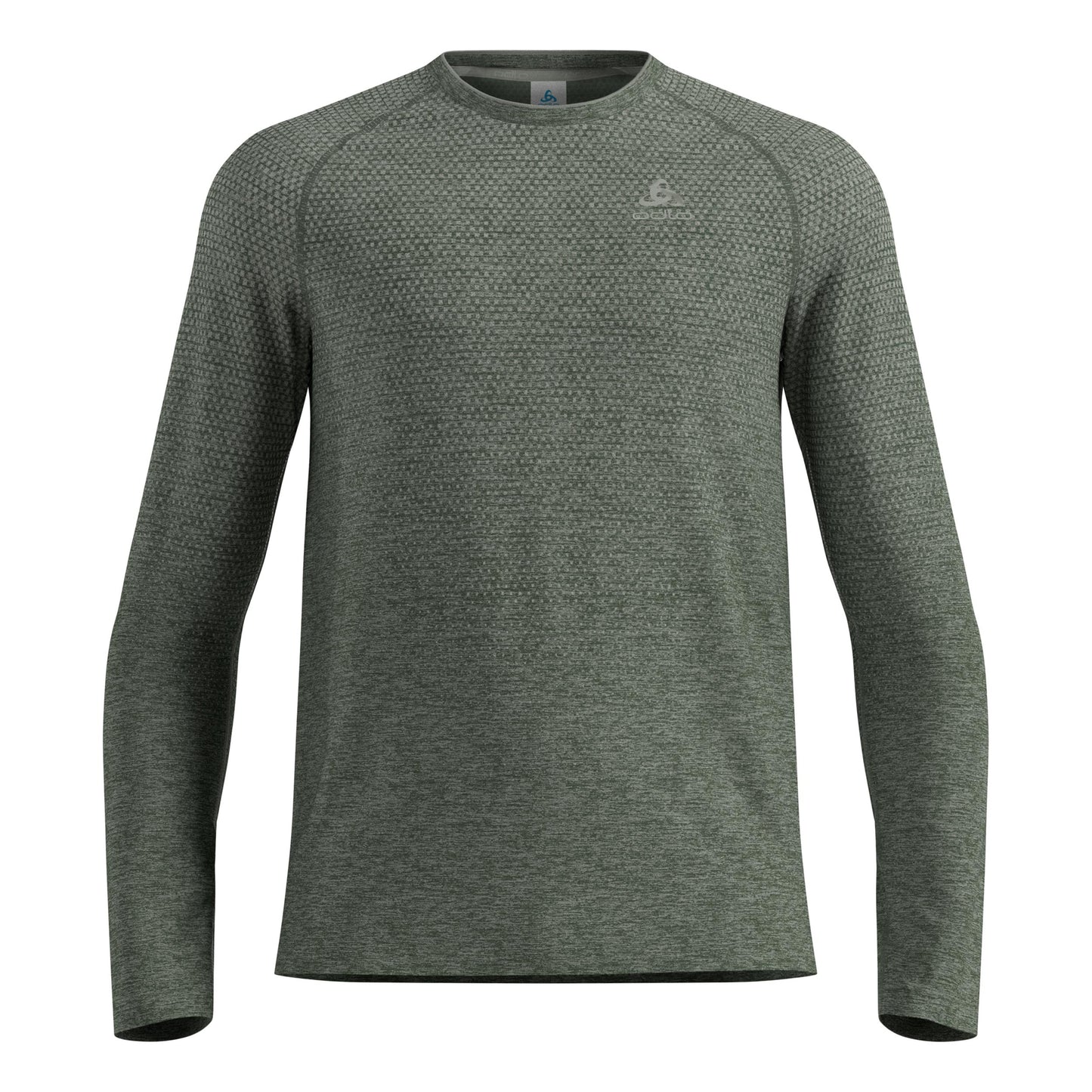 Odlo Essential Seamless Crew Neck Long sleeve Men-olive