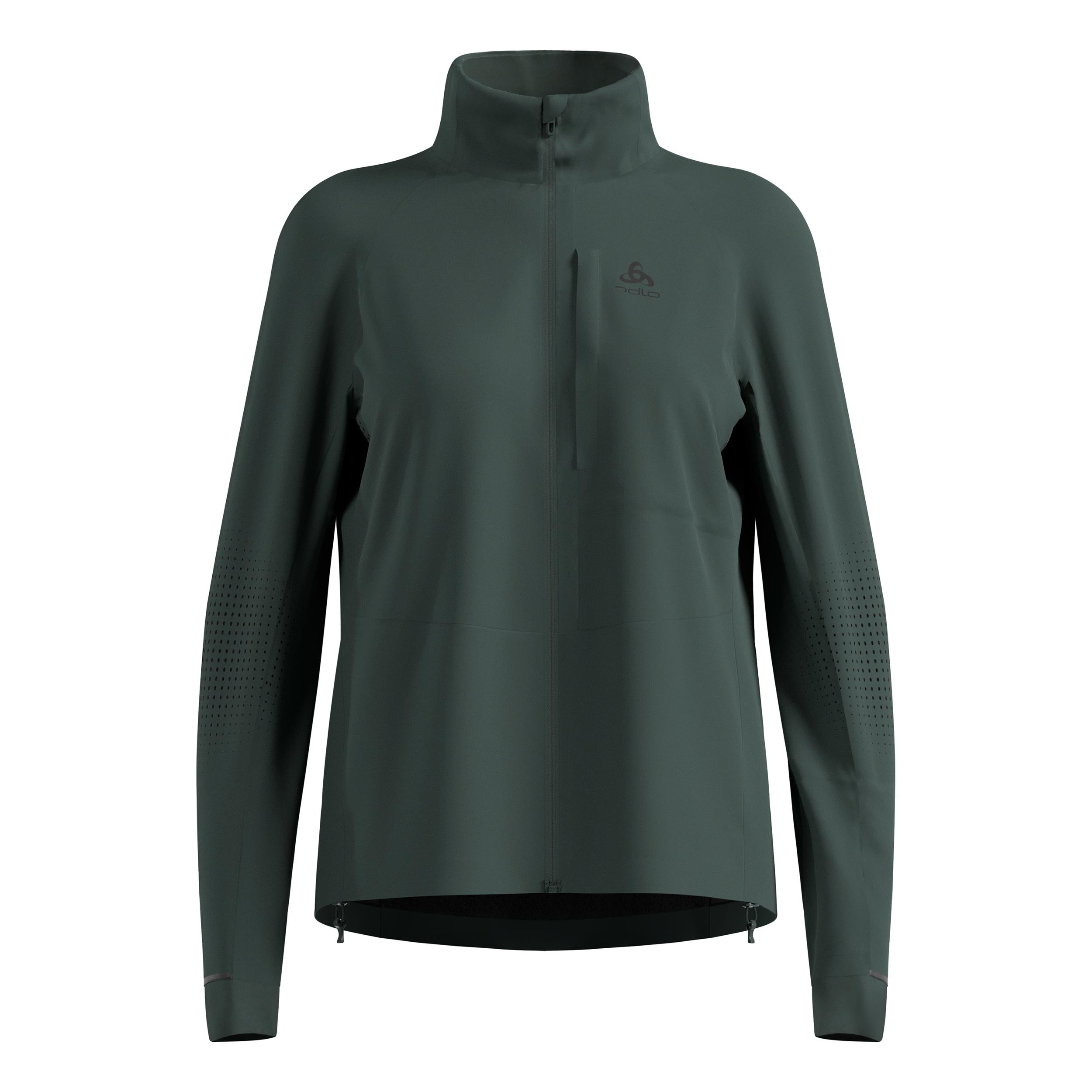Odlo Zeroweight Pro Warm Reflective Laufjacke Damen-Oliv