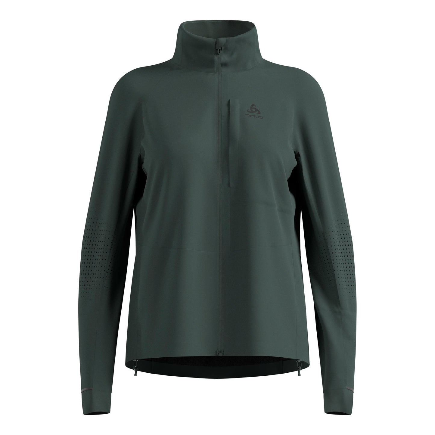 Odlo Zeroweight Pro Warm Reflective Running Jacket Women-Olive
