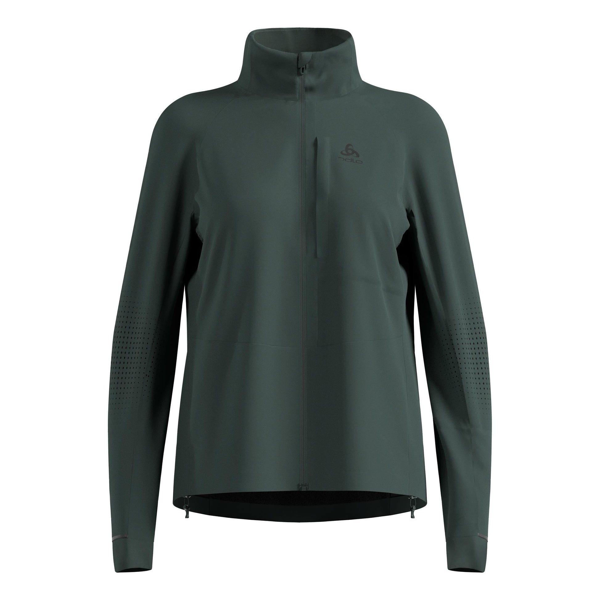 Odlo Zeroweight Pro Warm Reflective Running Jacket Women-Olive
