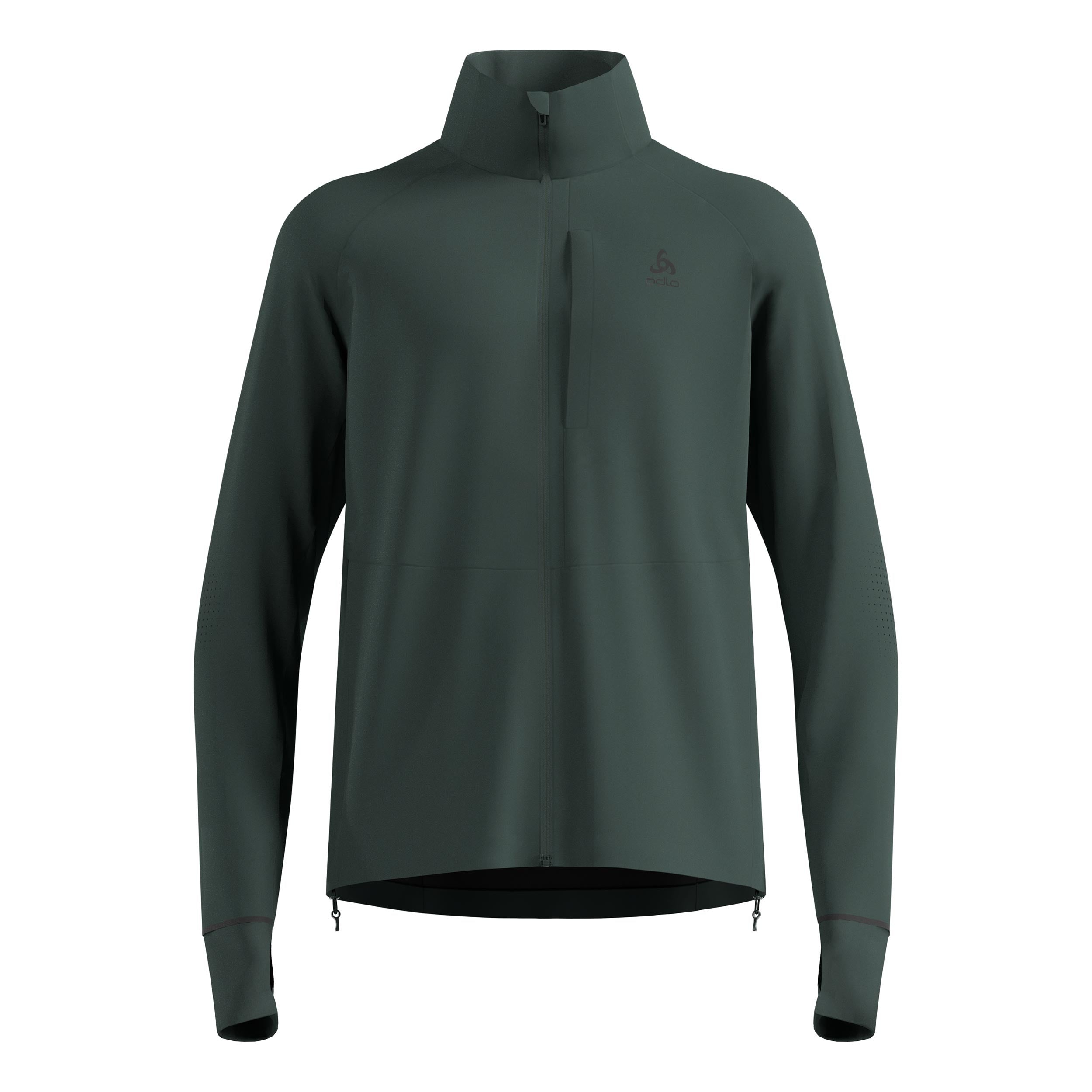 Odlo Zeroweight Pro Warm Reflective Laufjacke Herren-Oliv