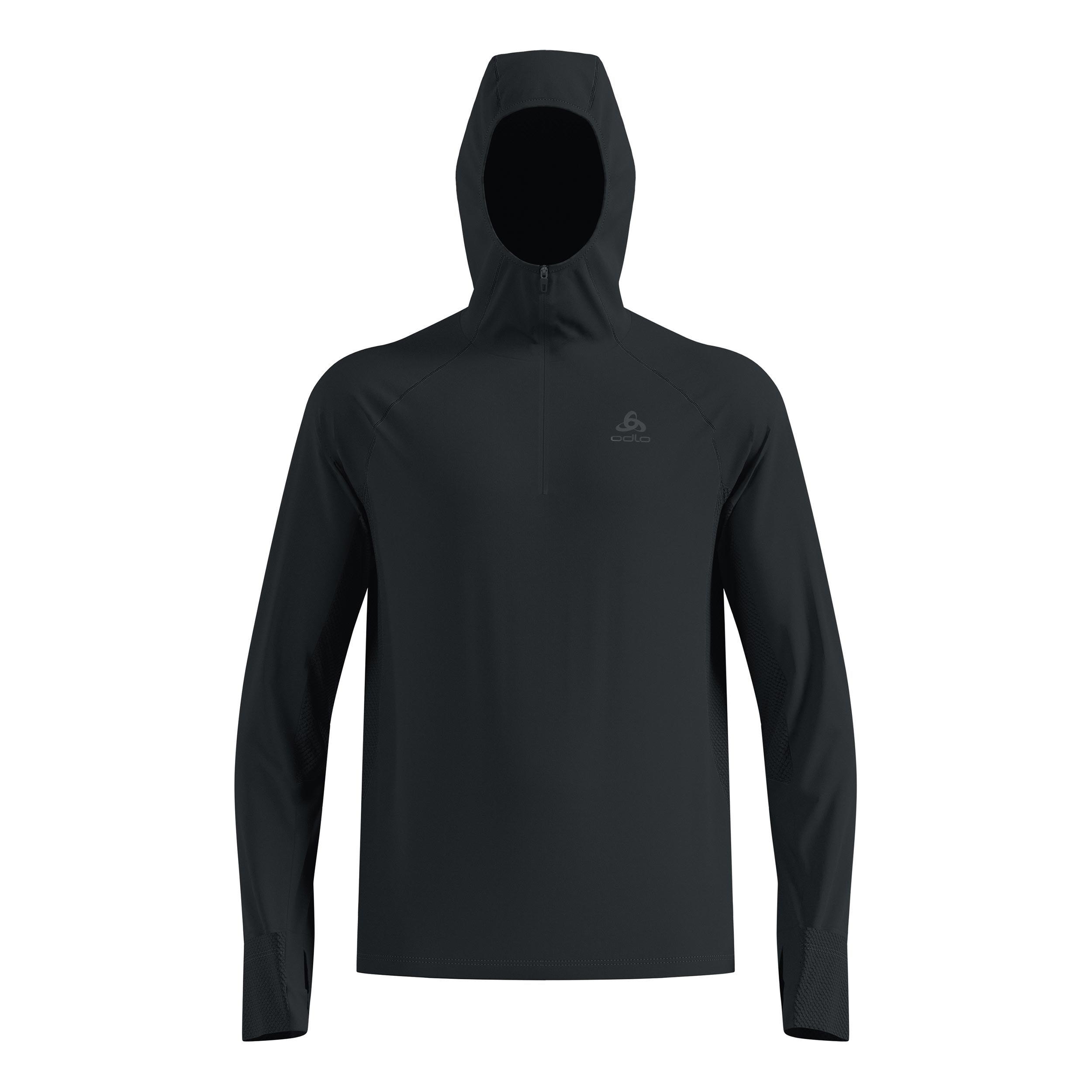 Odlo X-Alp Midlayer Laufshirt Herren-Schwarz