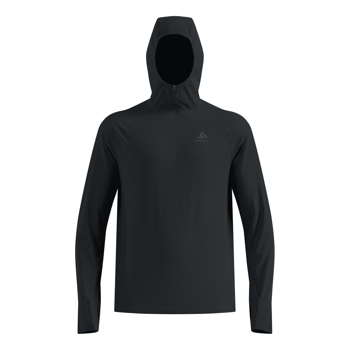Odlo X-Alp Midlayer Laufshirt Herren-Schwarz