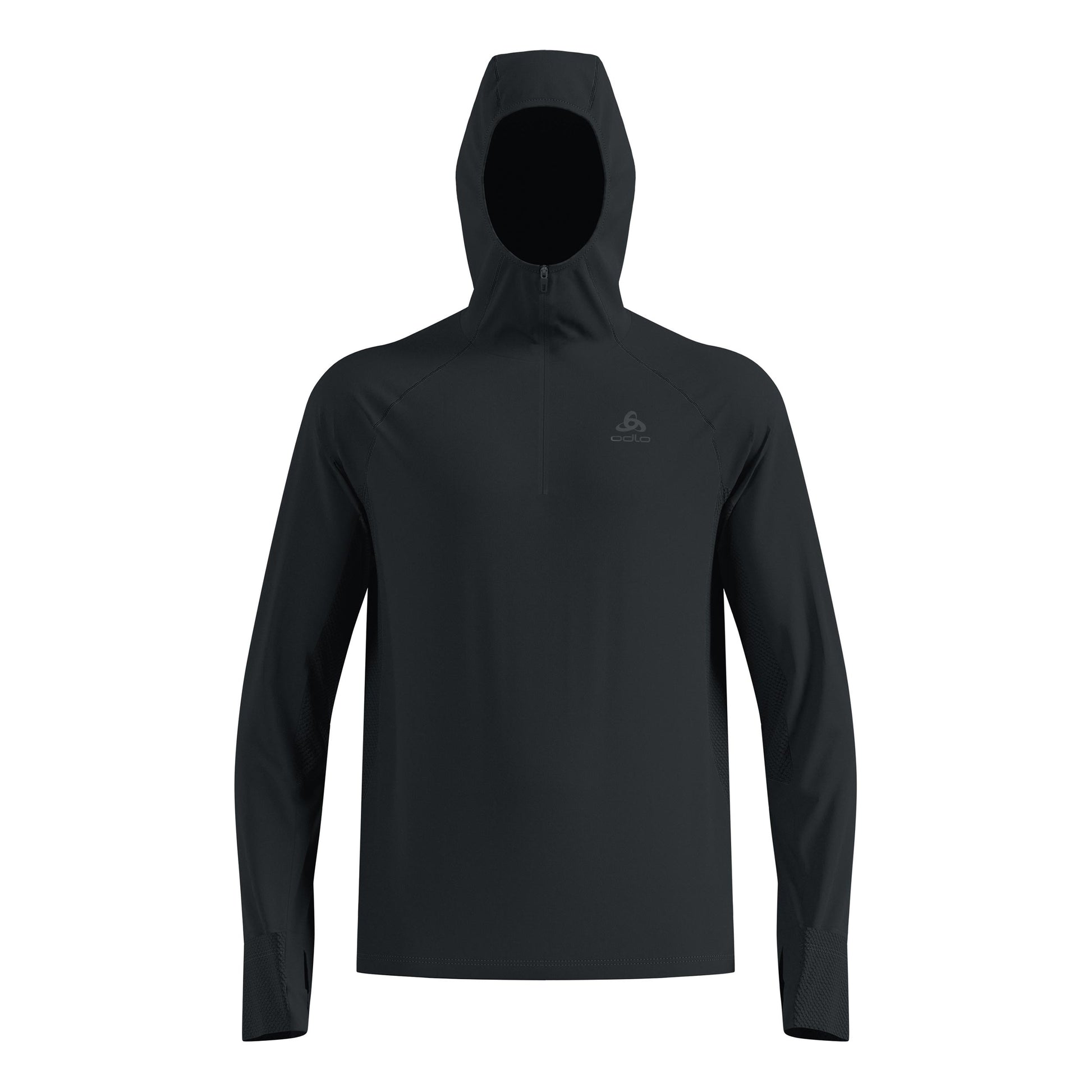 Odlo X-Alp Midlayer Laufshirt Herren-Schwarz