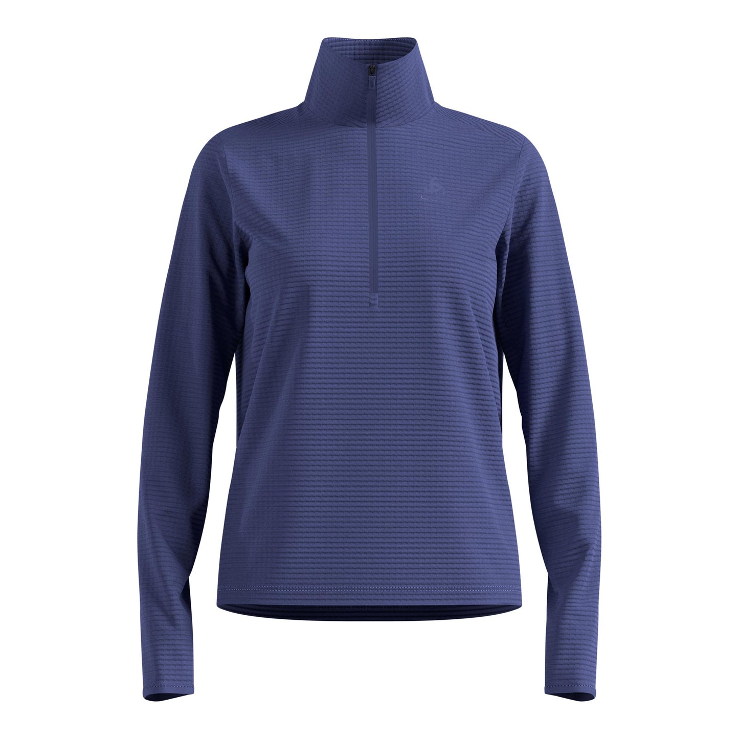 Odlo Essential Thermal Midlayer 1/2 Zip Running Shirt Women-Blue