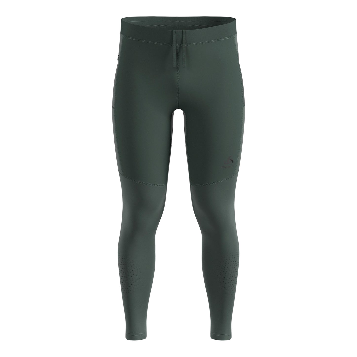 Odlo Zeroweight Warm Reflective Running Tights Men-Olive