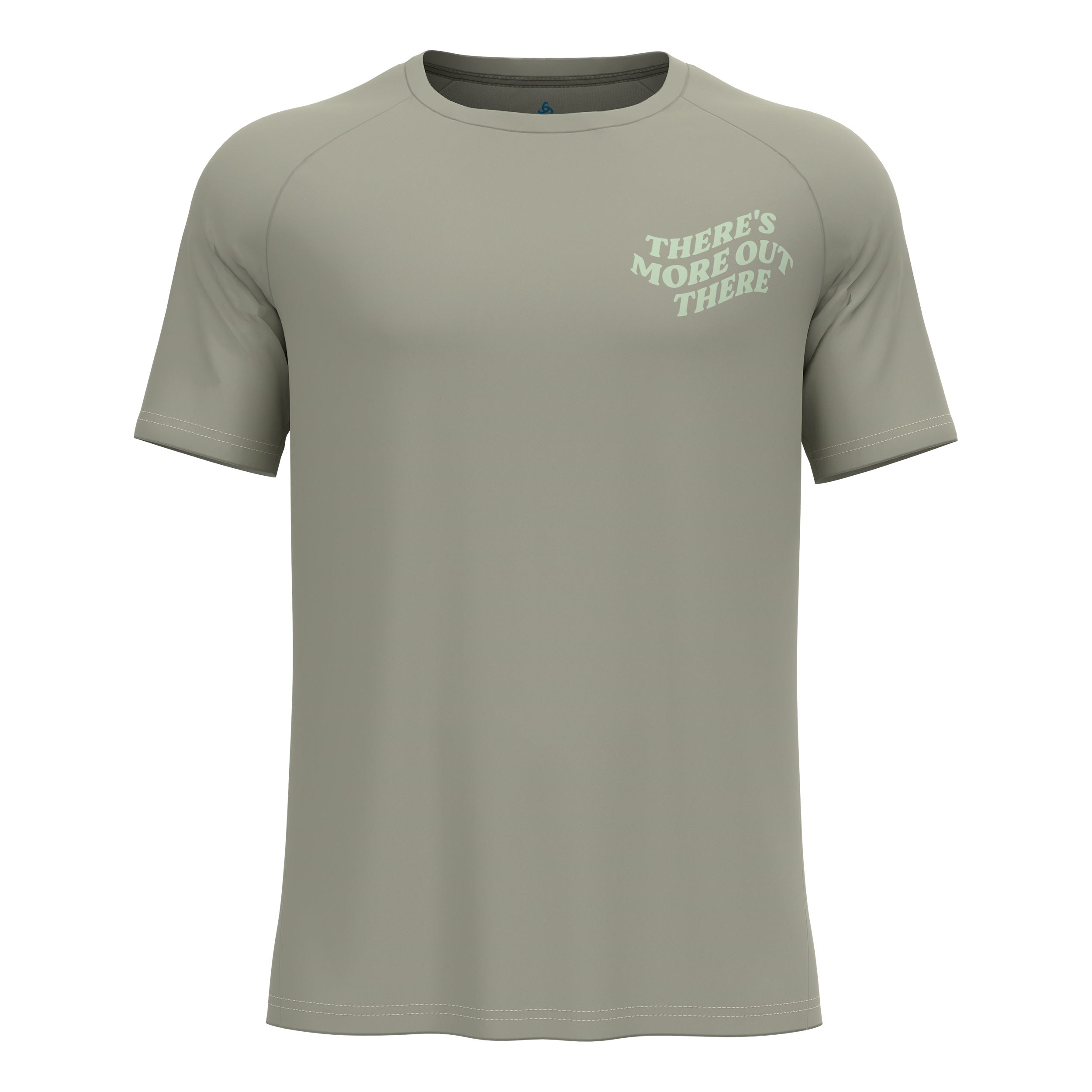 Odlo Essential Print Running Shirt Men-Khaki