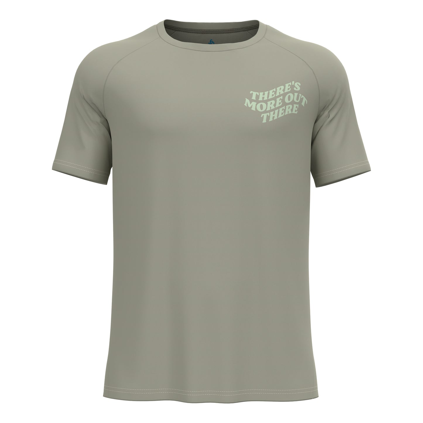 Odlo Essential Print Running Shirt Men-Khaki