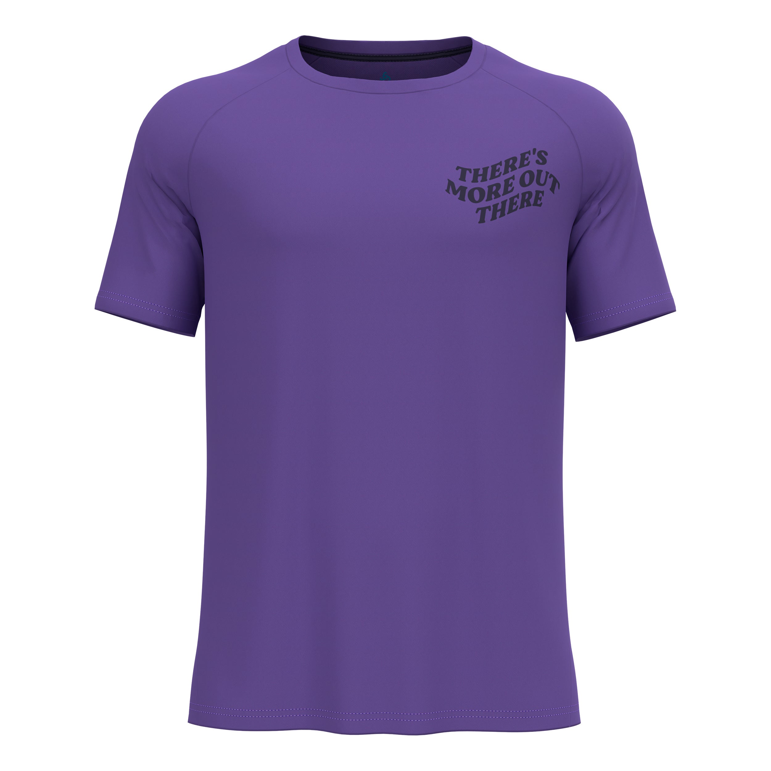 Odlo Essential Print Laufshirt Herren-Lila