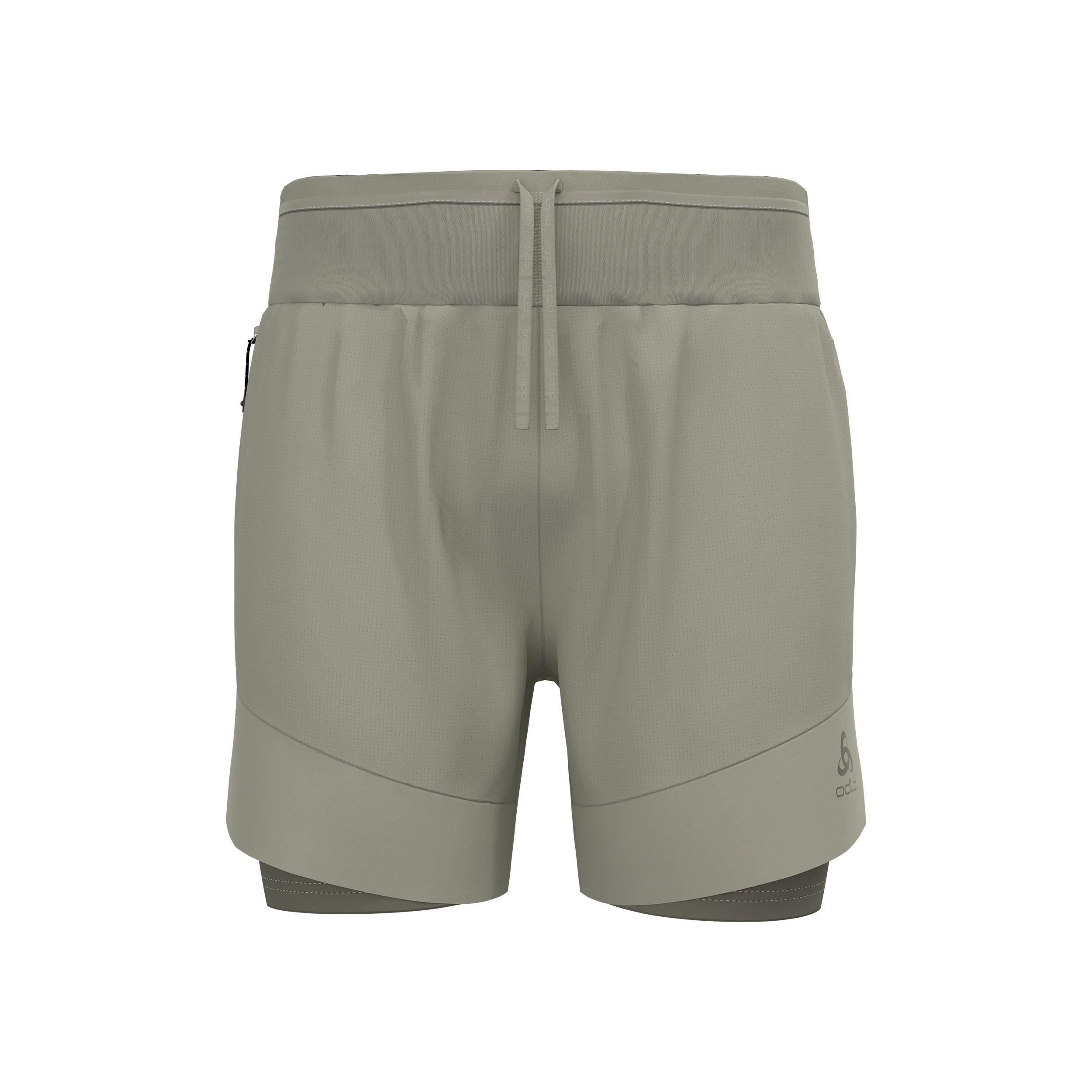 Odlo X-Alp Trail 6in 2in1 Laufshorts Herren-Grau