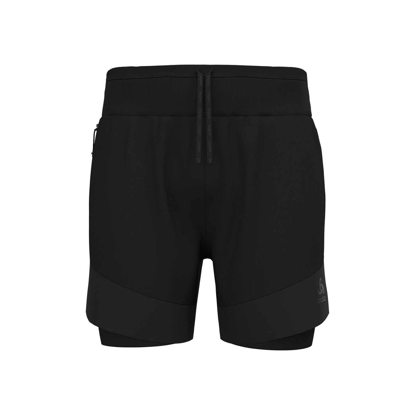Odlo X-Alp Trail 6in 2in1 Laufshorts Herren-Schwarz