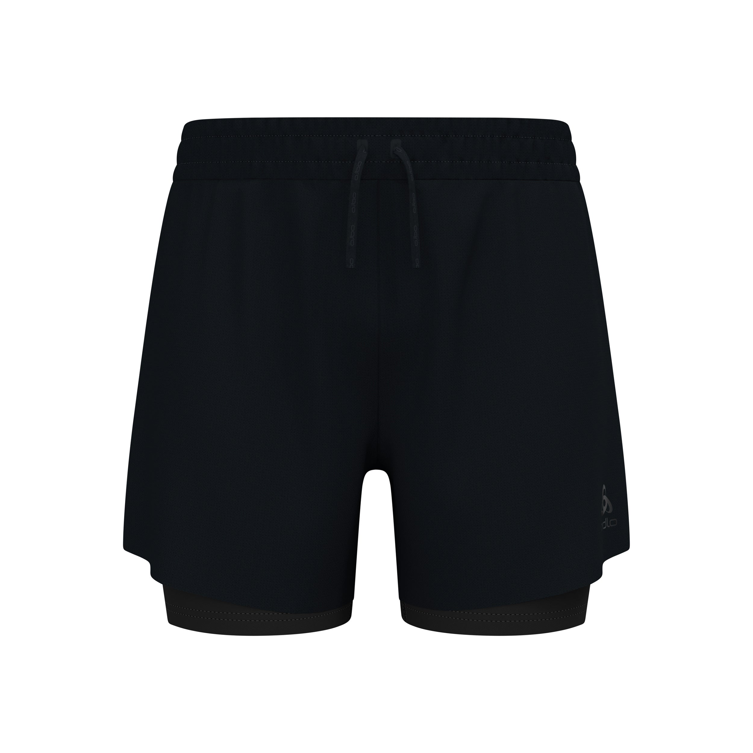 Odlo Zeroweight 5in 2in1 Laufshorts Herren-schwarz