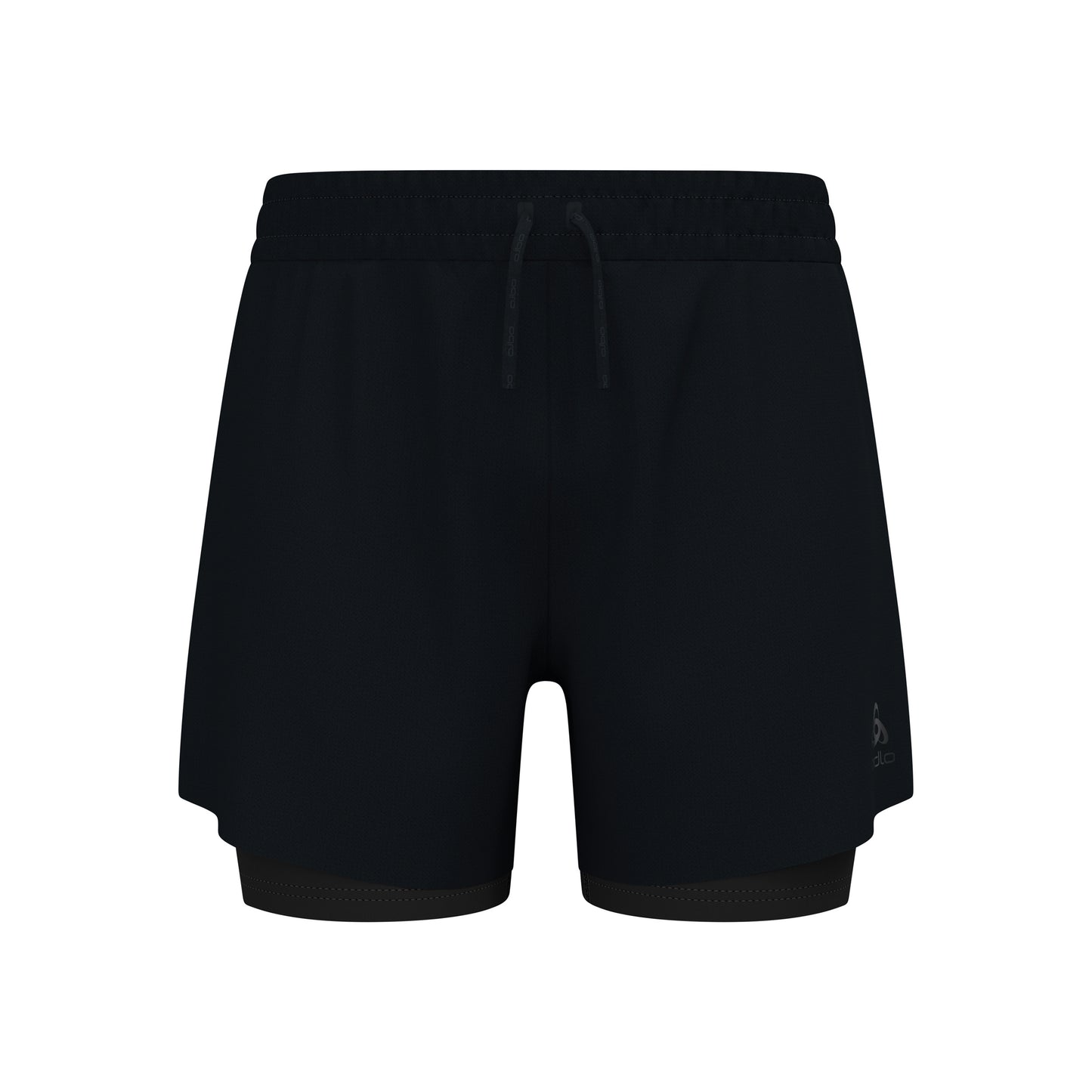 Odlo Zeroweight 5in 2in1 Laufshorts Herren-schwarz