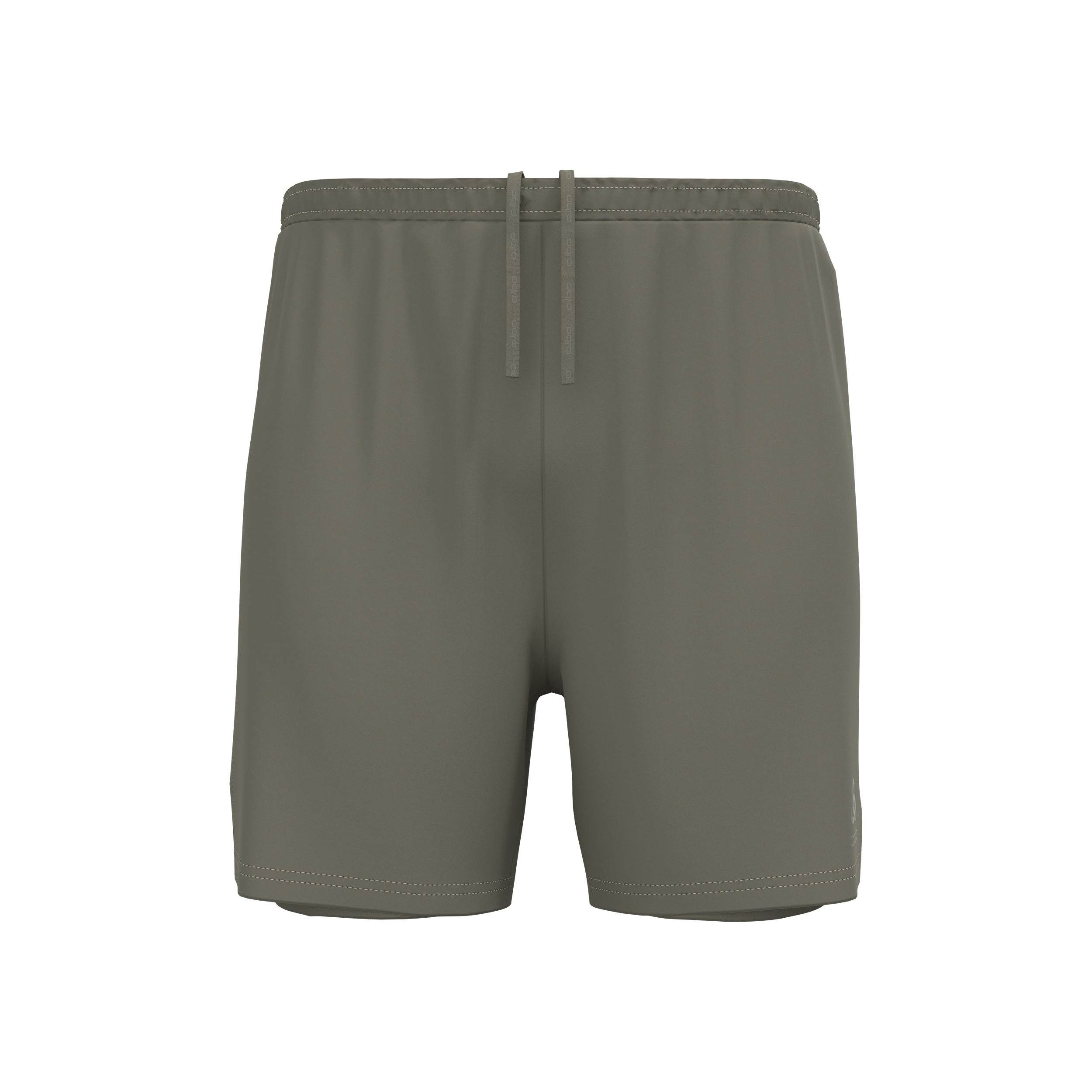 Odlo Essential 6in 2in1 Running shorts Men-khaki