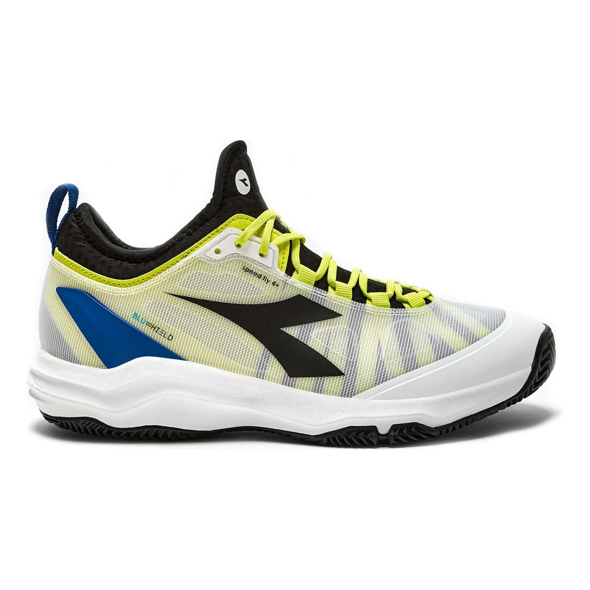Diadora Speed Blushield Fly 4 + Clay court shoe Men-white,black
