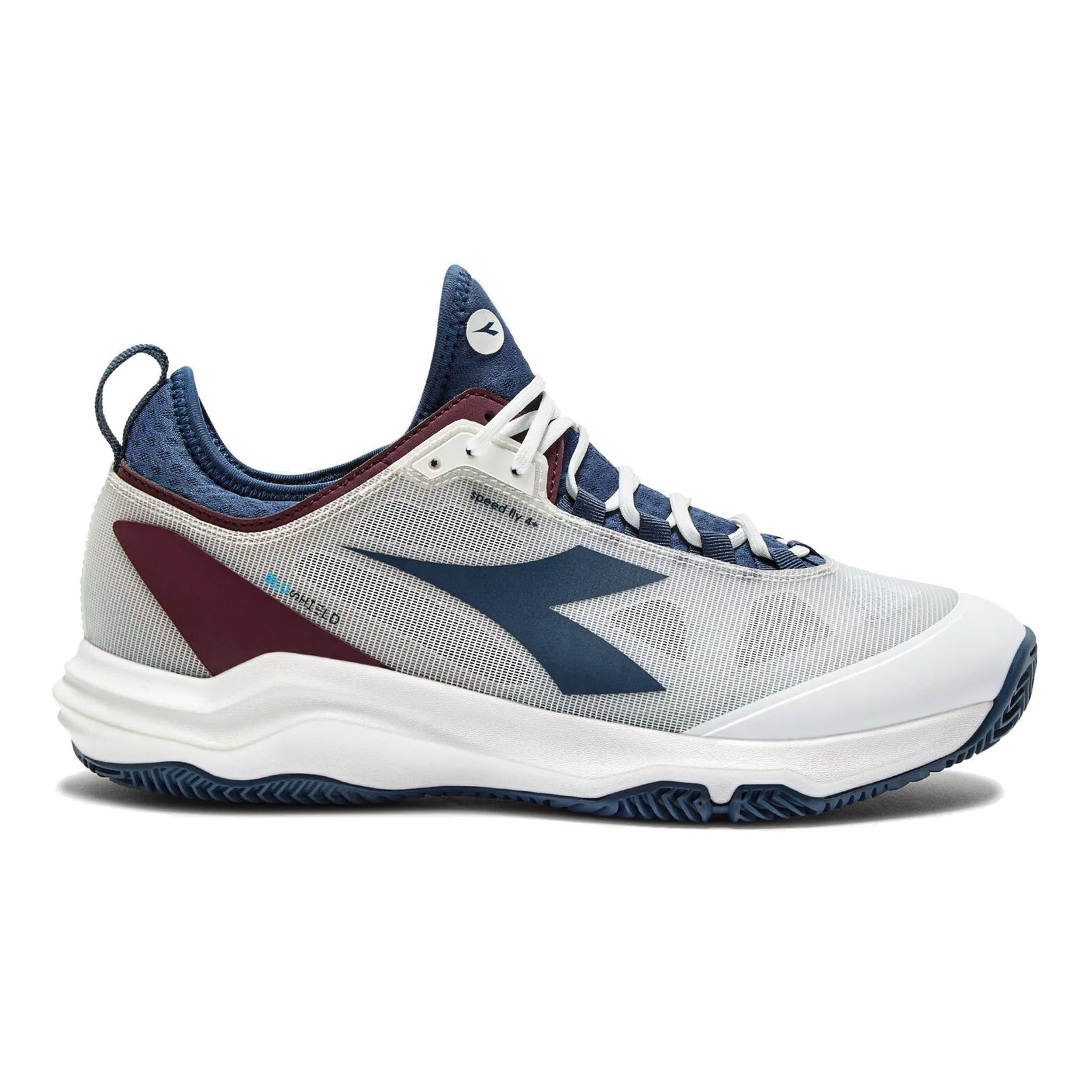 Diadora Speed Blushield Fly 4 + Clay court shoe Men-white