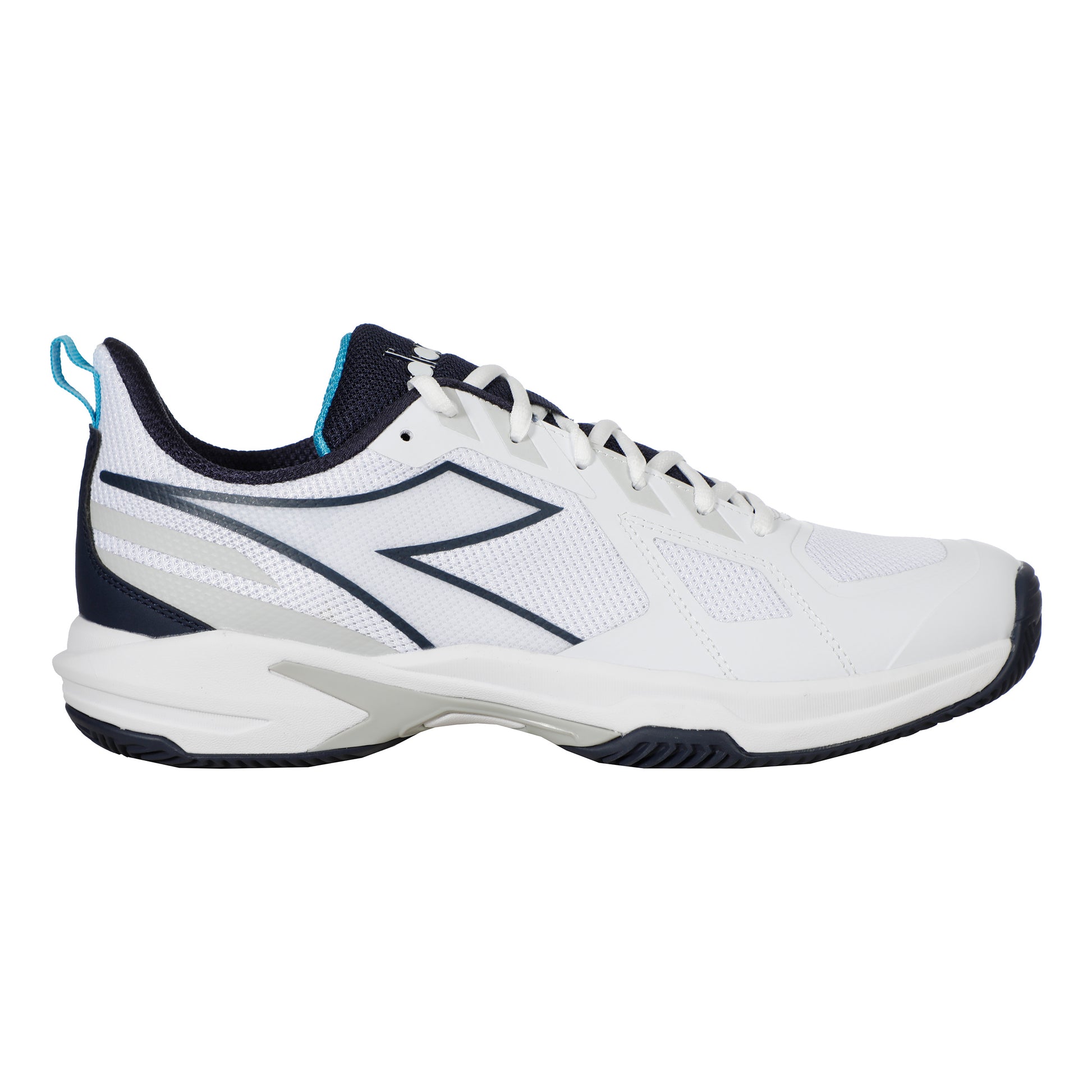 Diadora Trofeo 3 Clay Court Shoe Men-White,Dark Blue