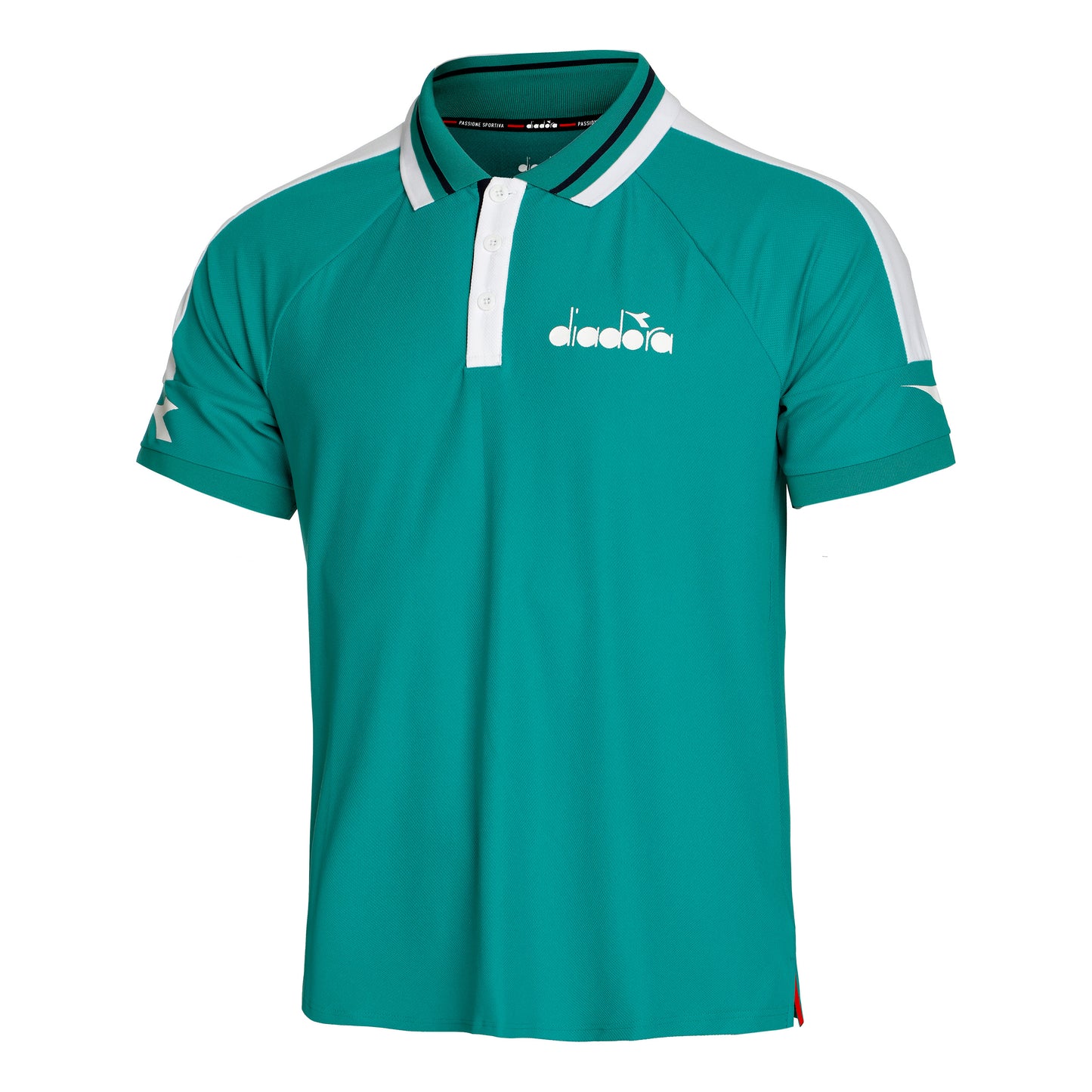Diadora Icon Polo Men - green, white