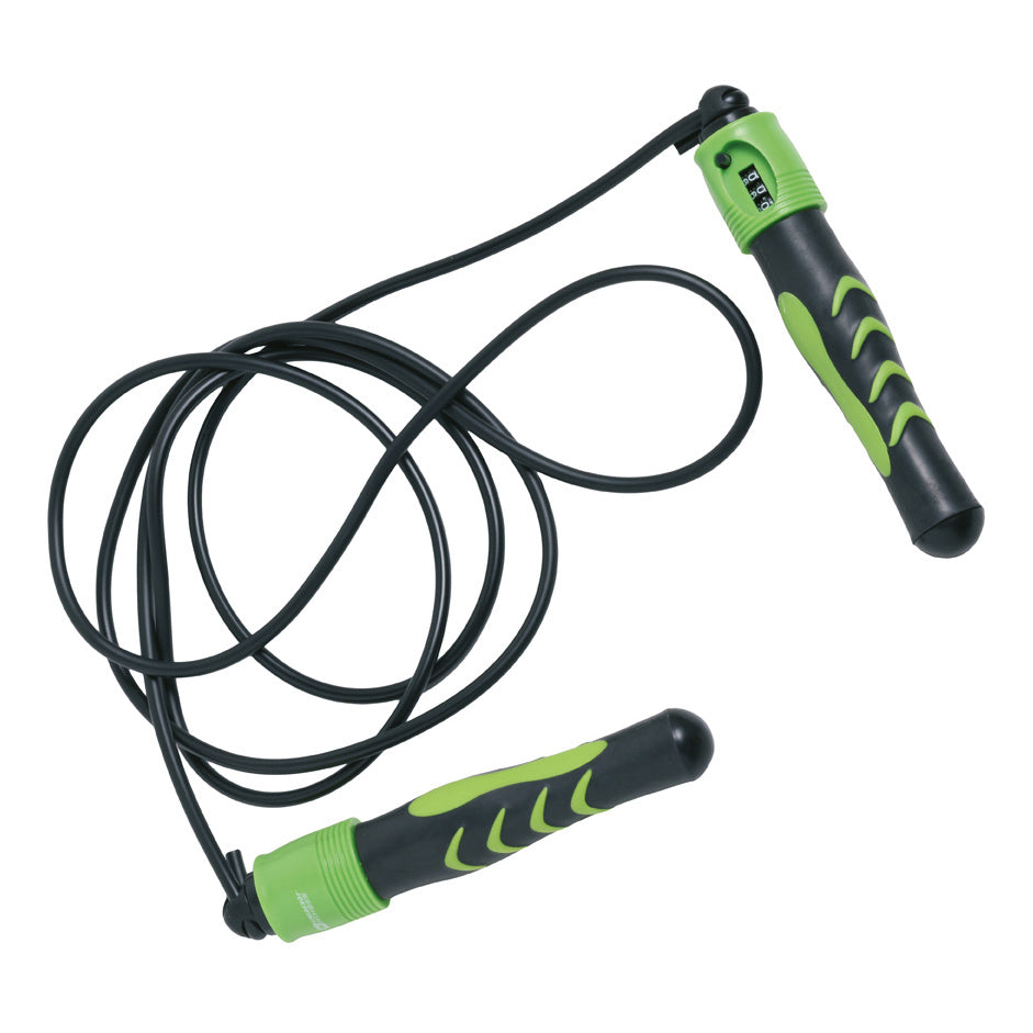 Schildkröt Fitness Skipping Rope With Counter-Green,Black