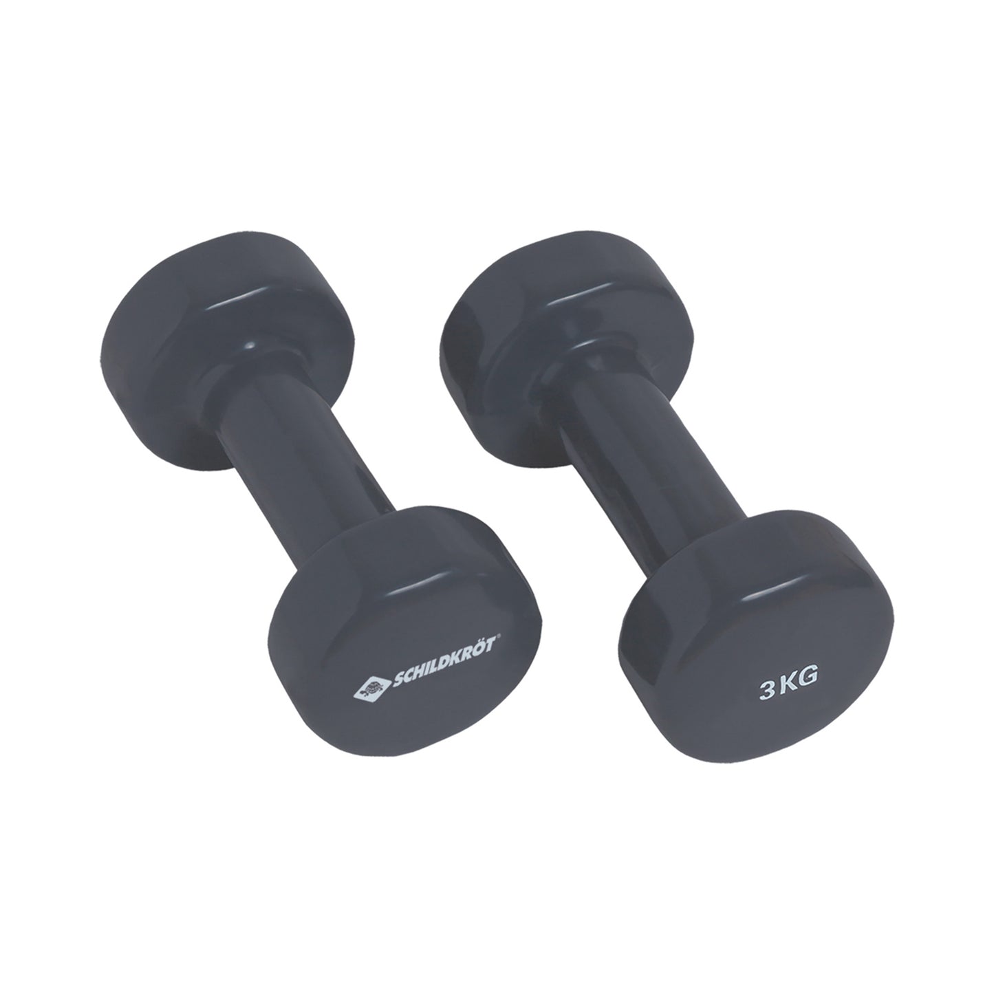 Schildkröt Fitness Vinyl-Hanteln 3 kg Set Soft handle