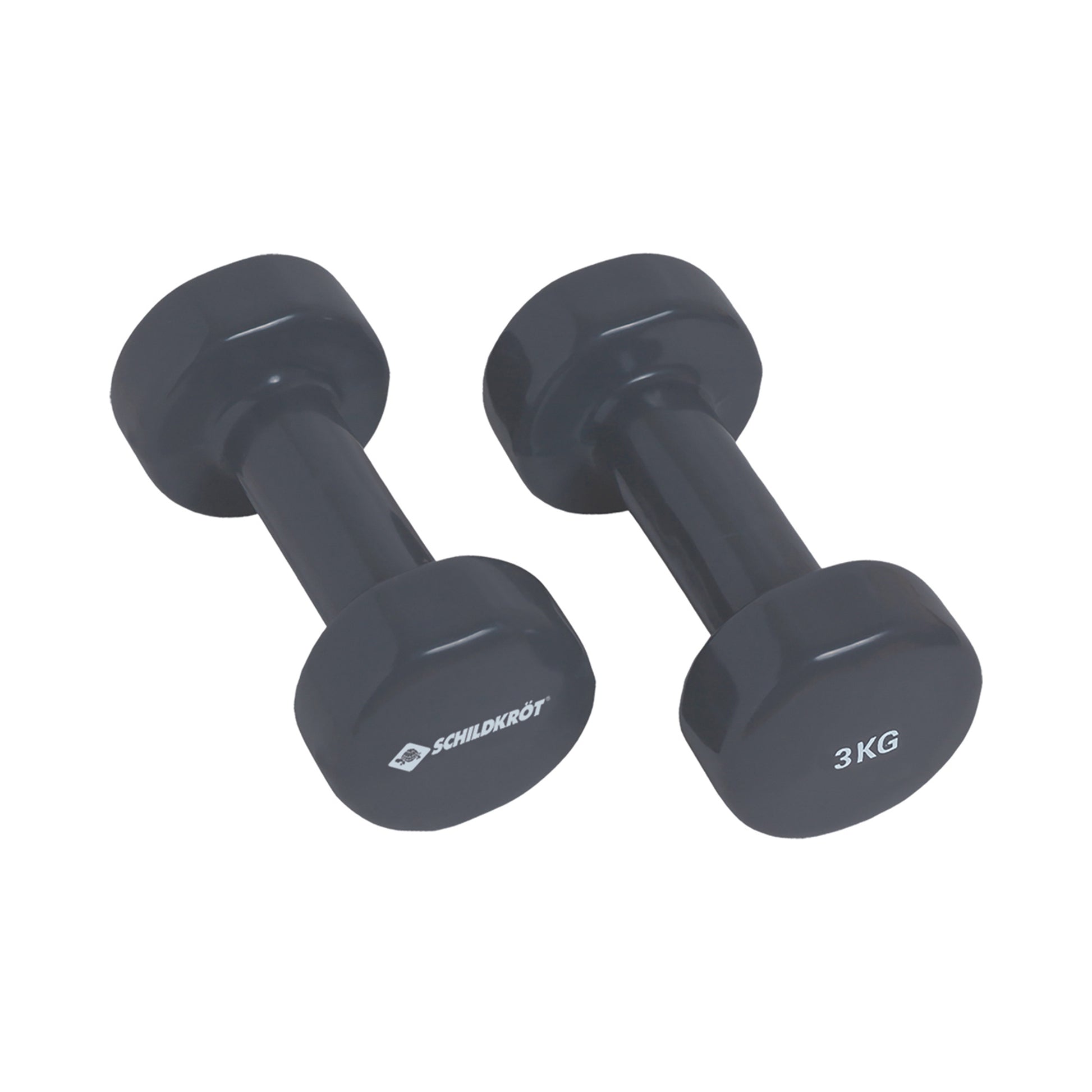 Schildkröt Fitness Vinyl-Hanteln 3 kg Set Soft handle
