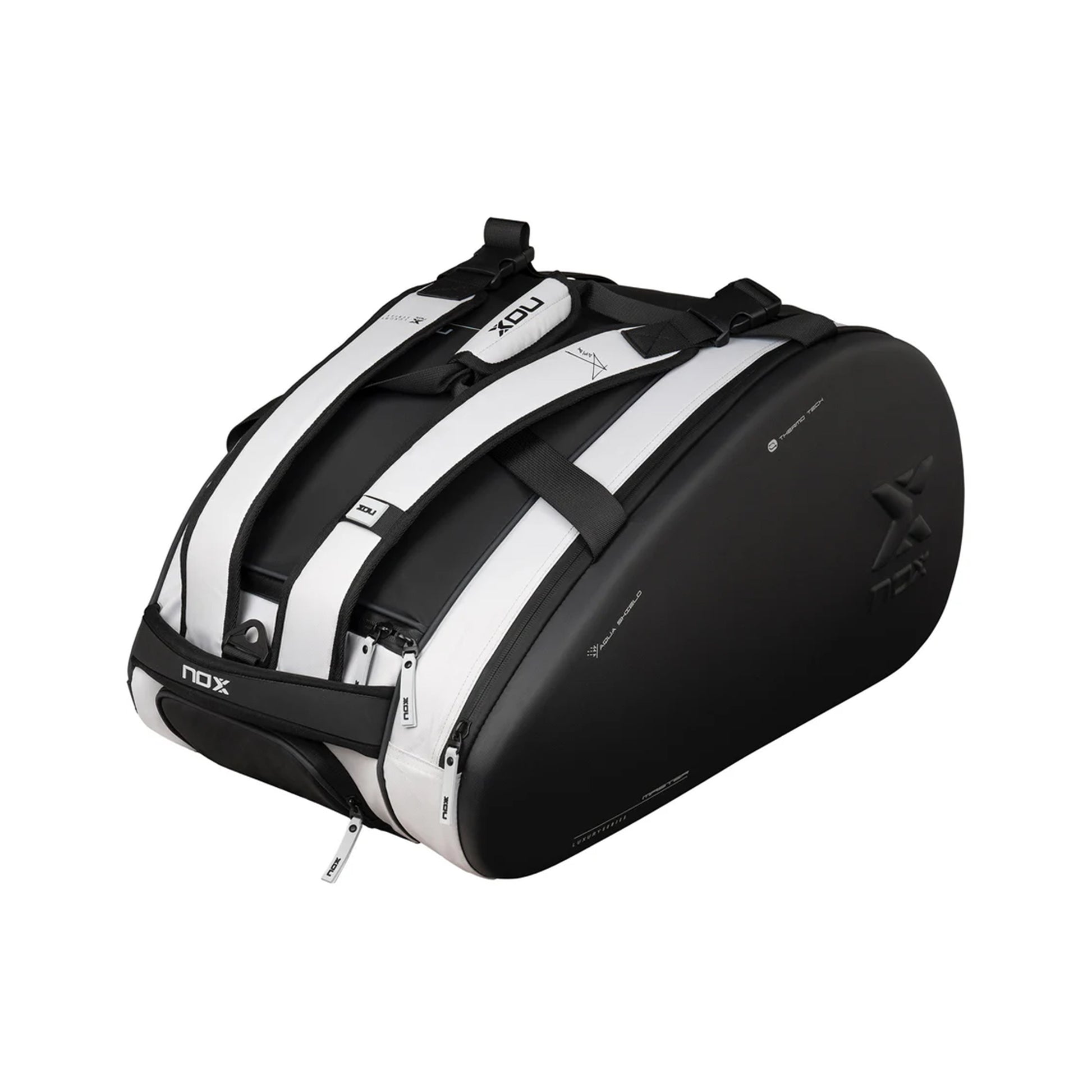 NOX Master Series Padelschlägertasche-Schwarz,Grau