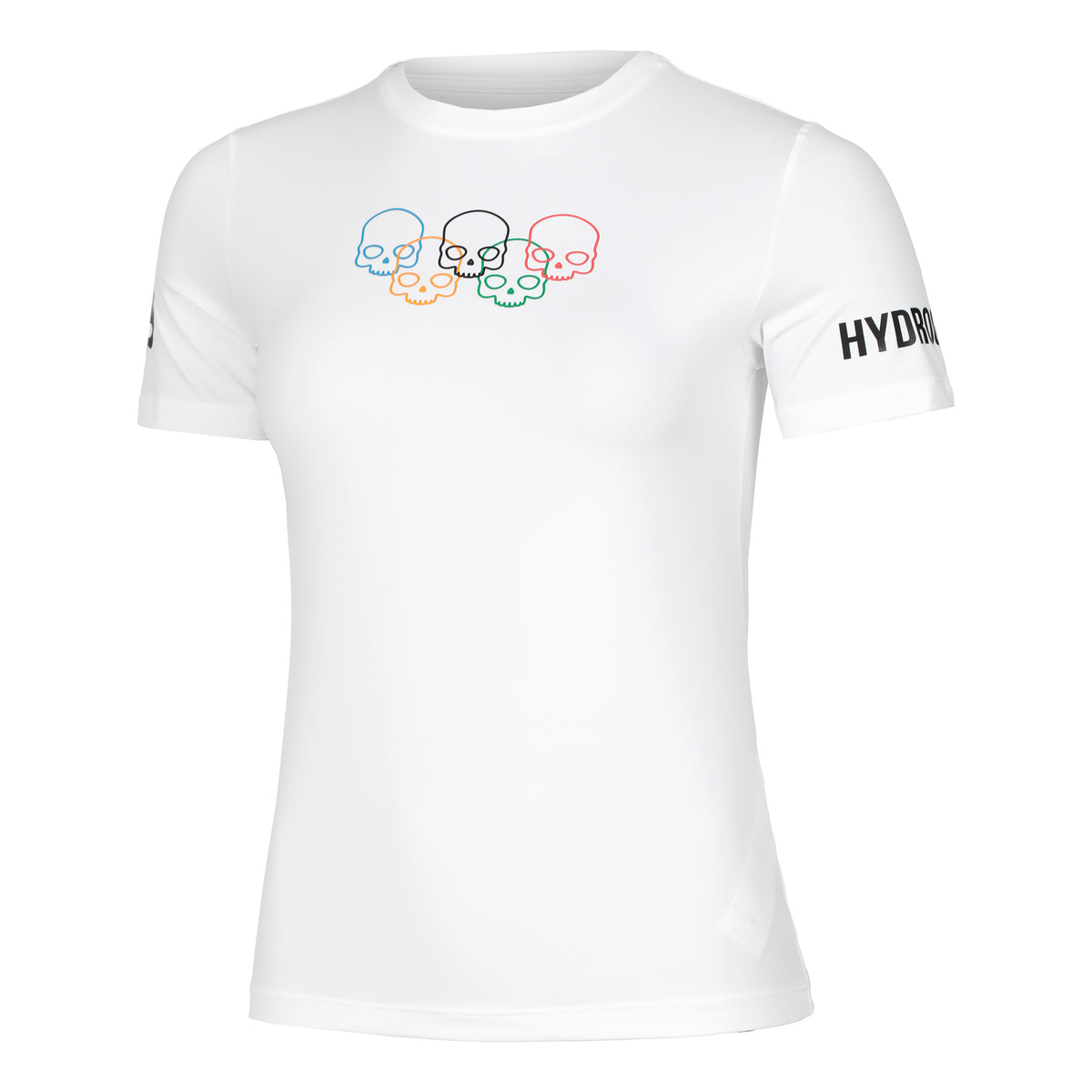 Hydrogen Olympic Skull Tech T-Shirt Women - white,