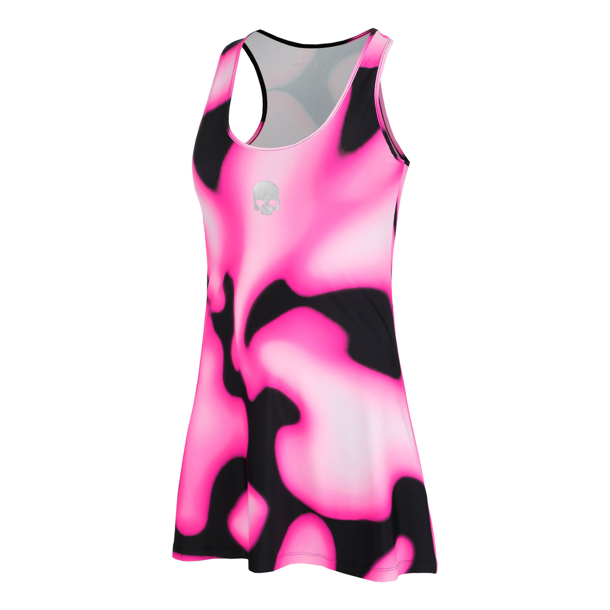 Hydrogen Psychedelic Tech Kleid Damen - pink, schwarz