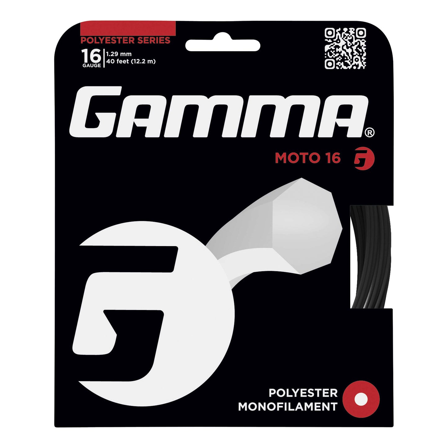 Gamma Moto String Set 12,2m-Black