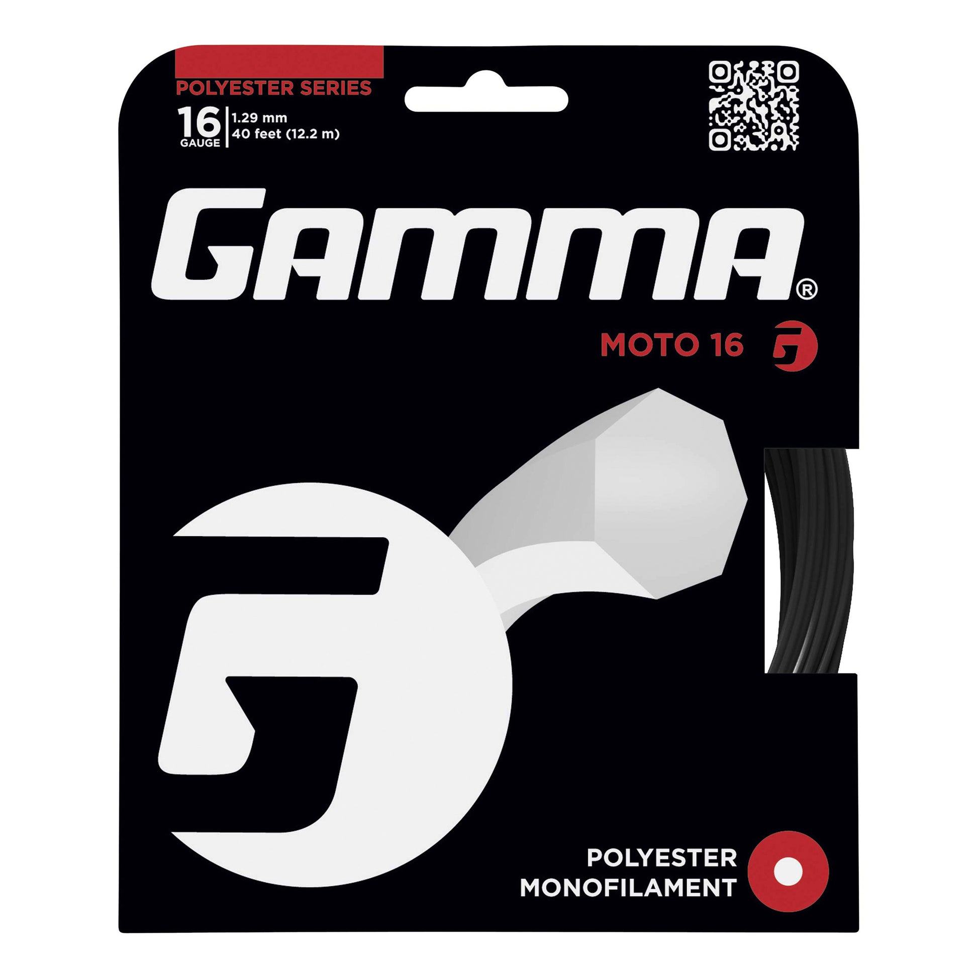 Gamma Moto String Set 12,2m-Black