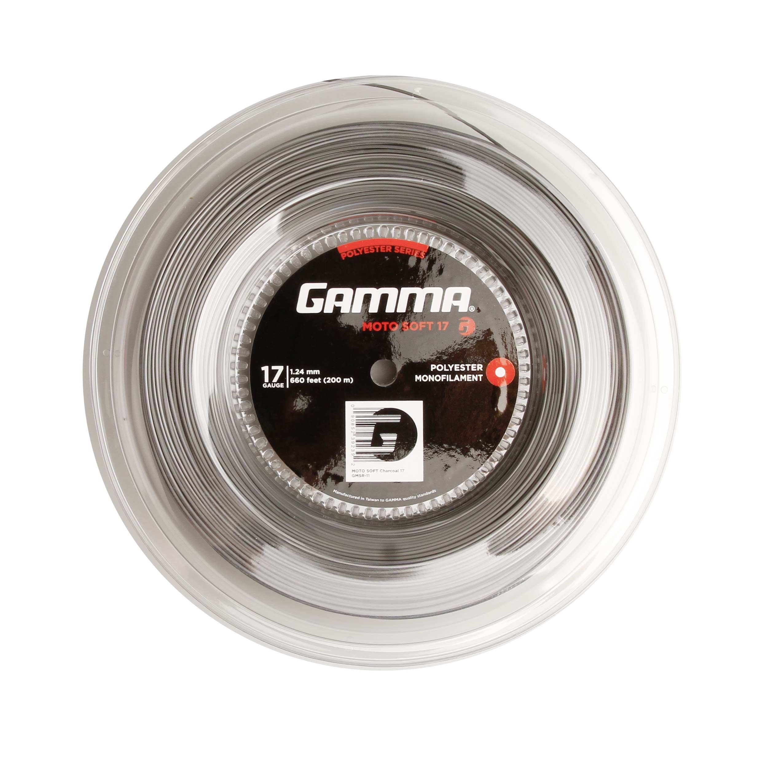 Gamma Moto Soft Charcoal String Reel 200m-Grey