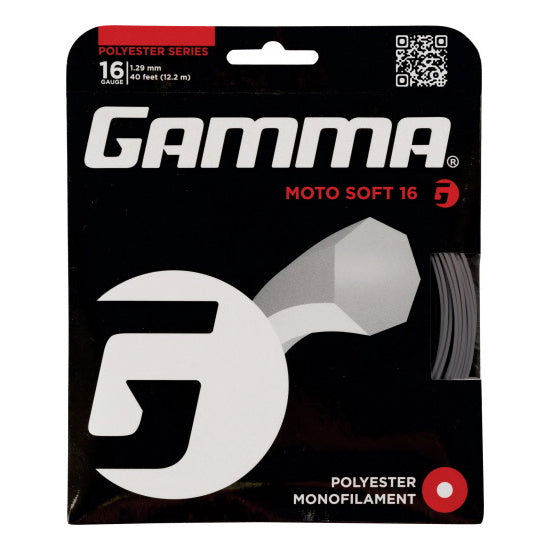 Gamma Moto Soft Charcoal String Set 12,2m-Grey
