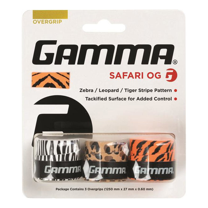 Gamma Safari  zebra, leopard, tiger 3er Pack - weiß