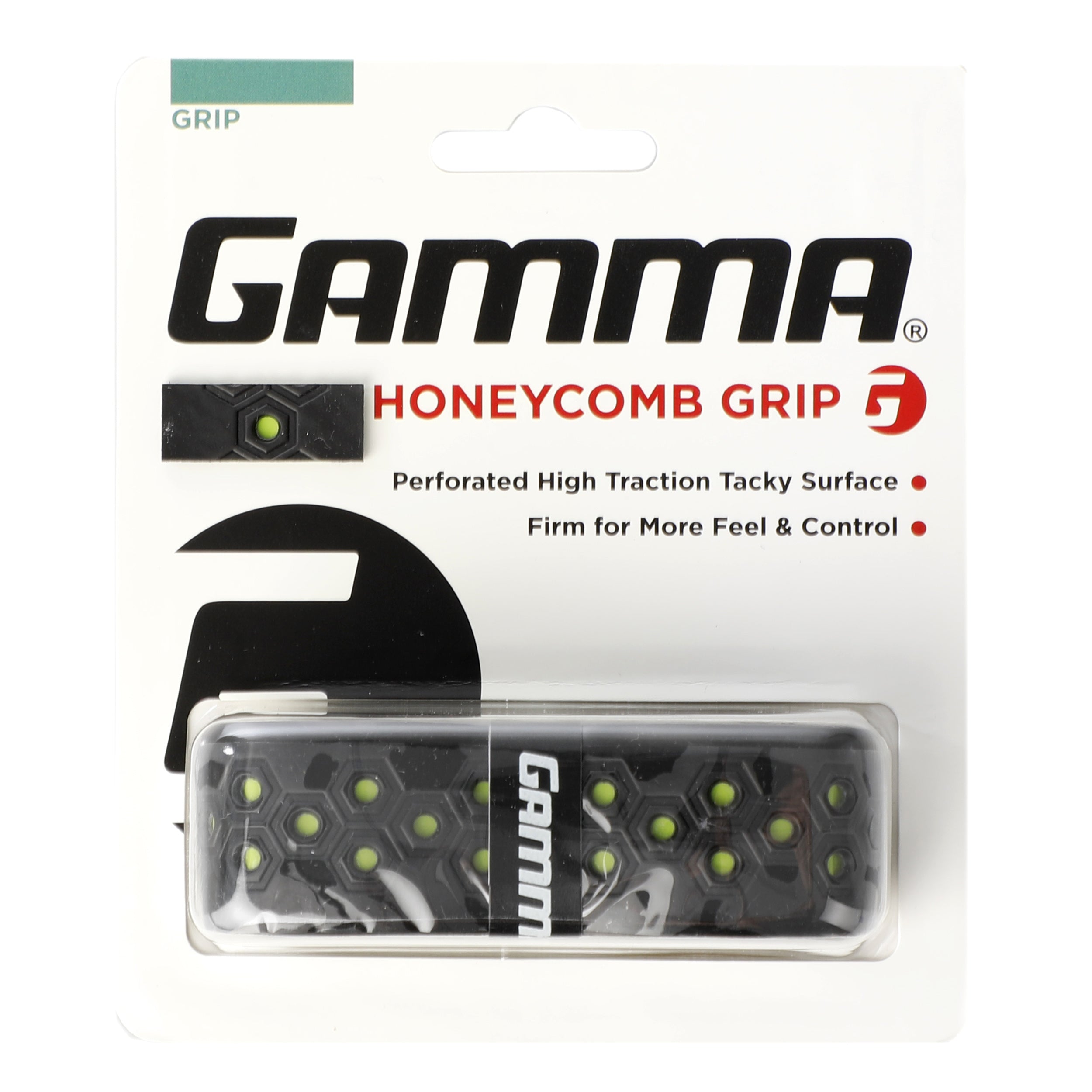 Gamma Honeycomb Cushion Grip 1 Pack-Black,Green