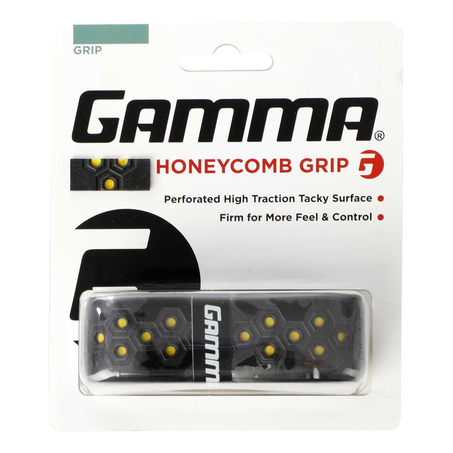 Gamma Honeycomb Cushion Grip  1 Pack - black