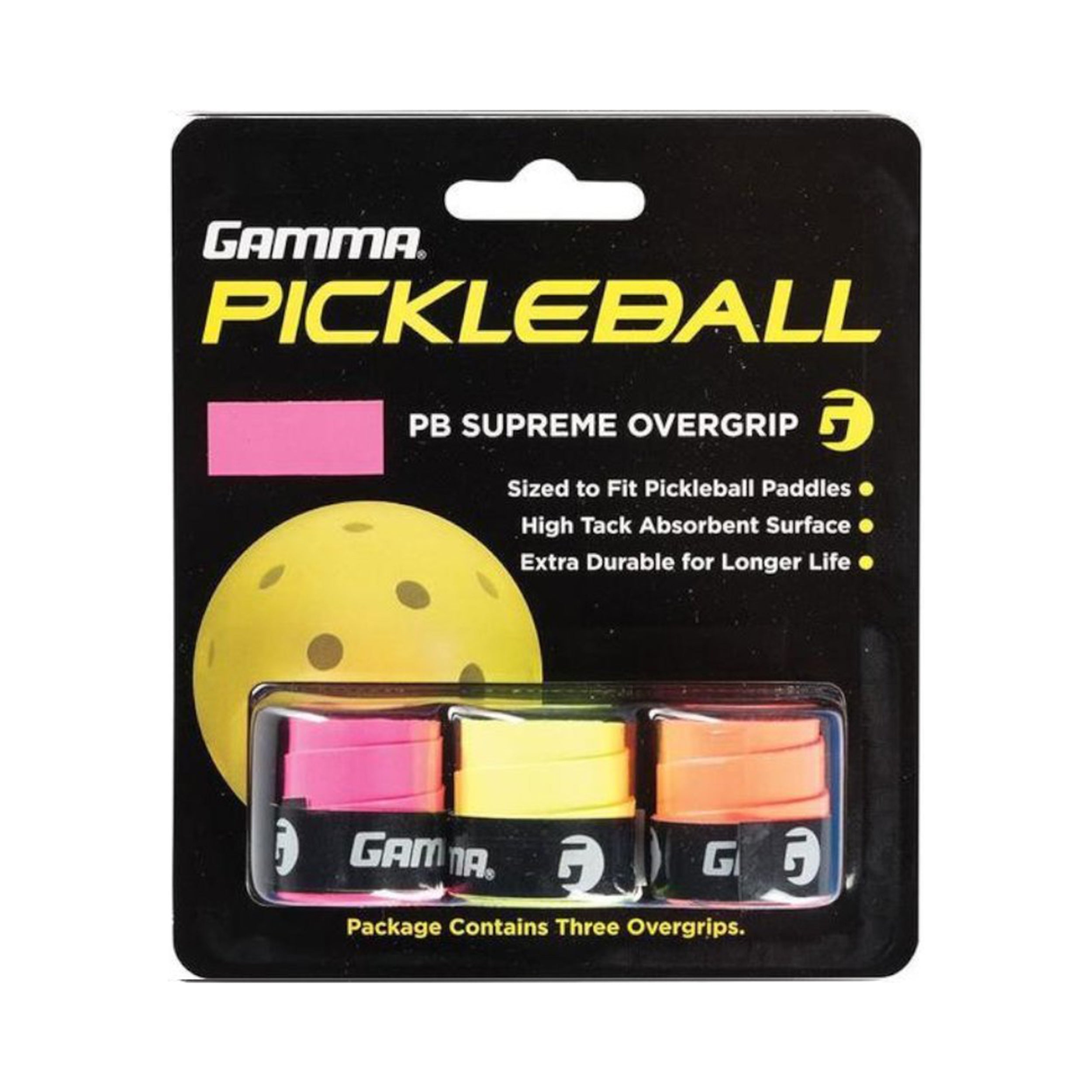 Gamma Pickleball Supreme - neon yellow