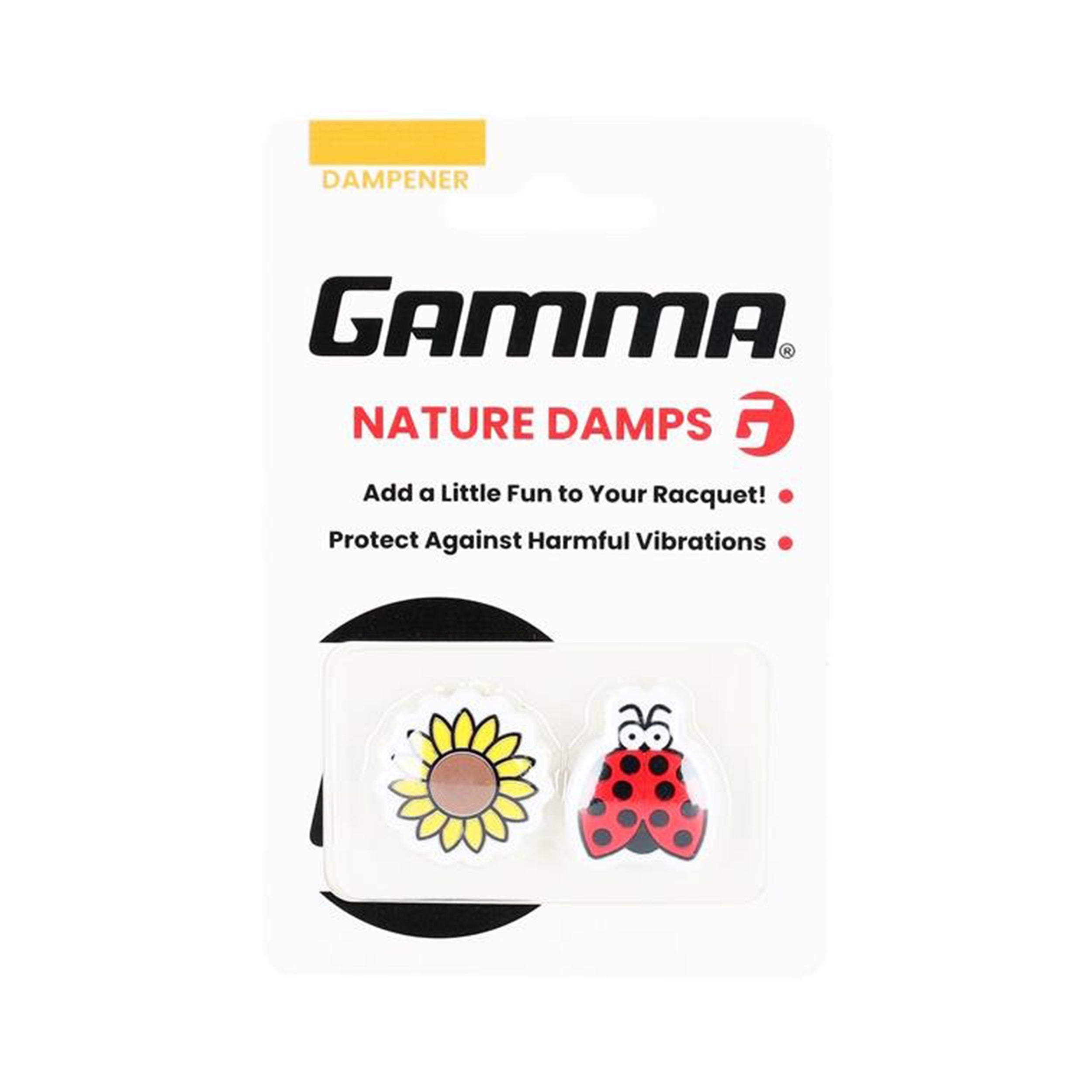 Gamma Shockbuster Sonnenblume/Marienkäfer Dampener-Yellow,Red