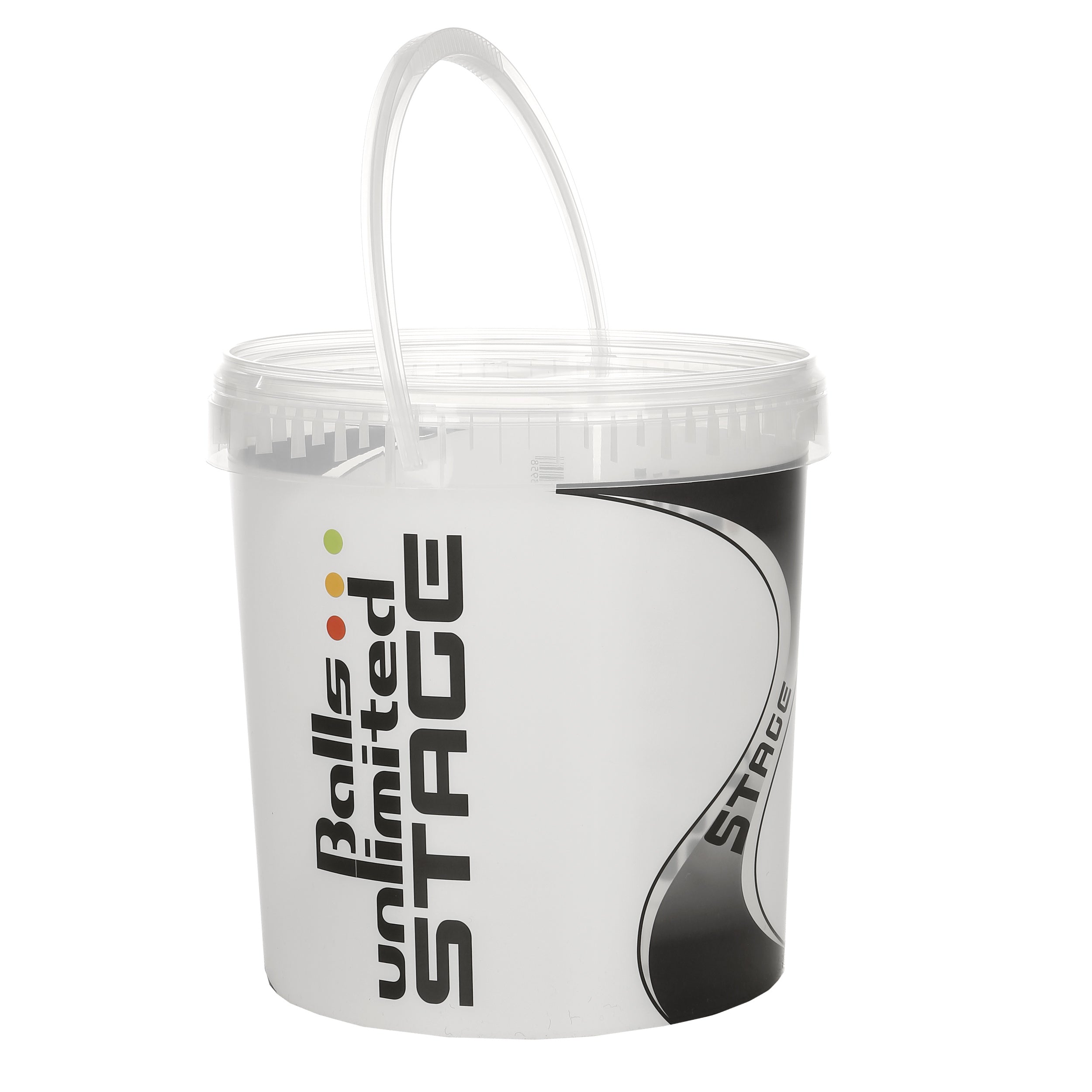 Balls Unlimited Stage 1,2,3 Ball Bucket-Black,White